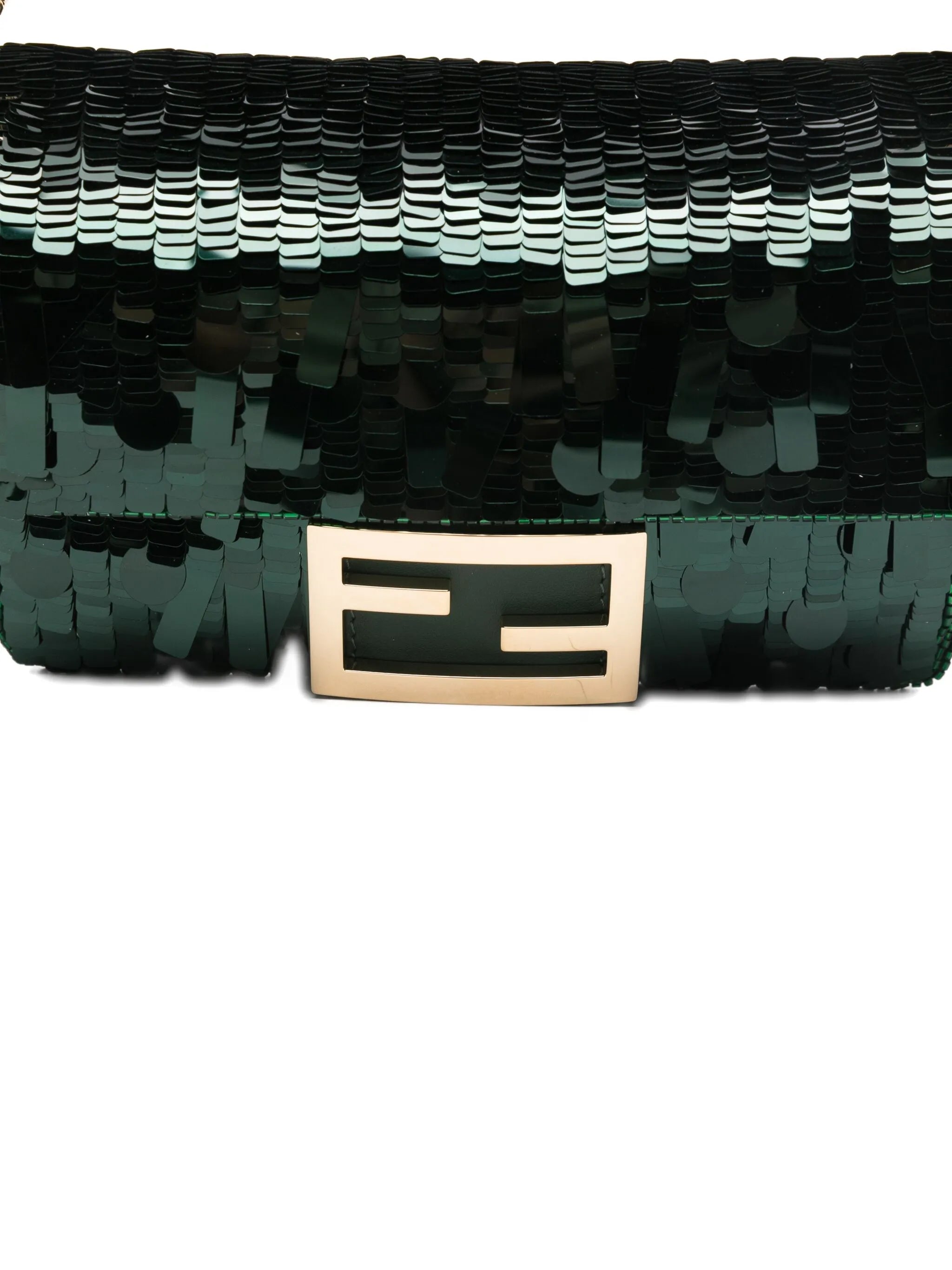mini Baguette sequined tote bag