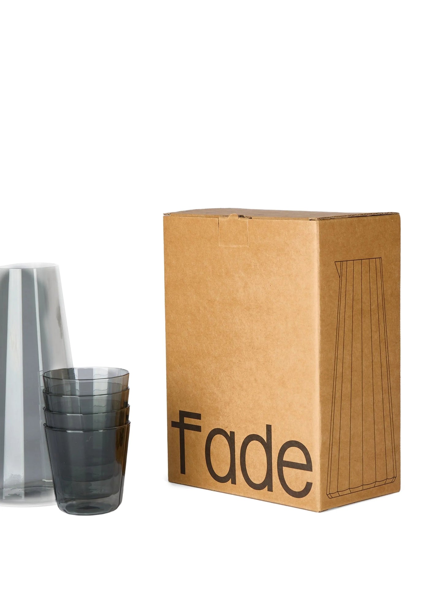 xStudio Word Fade Carafe tumblers set (11cmx22.5cm)