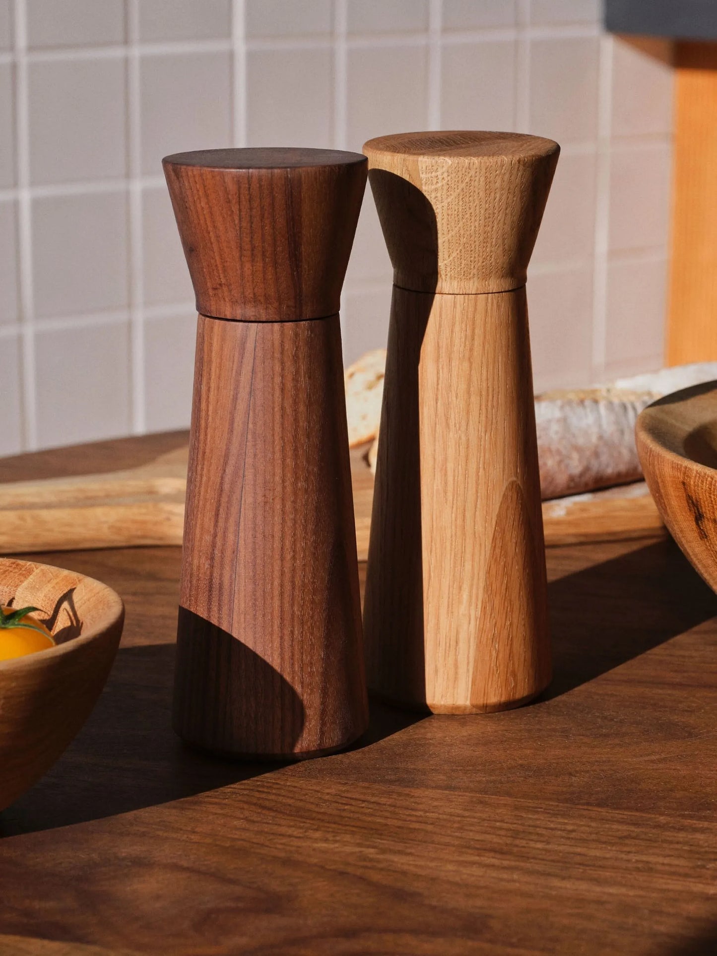 Istria oak salt-pepper (set of two)