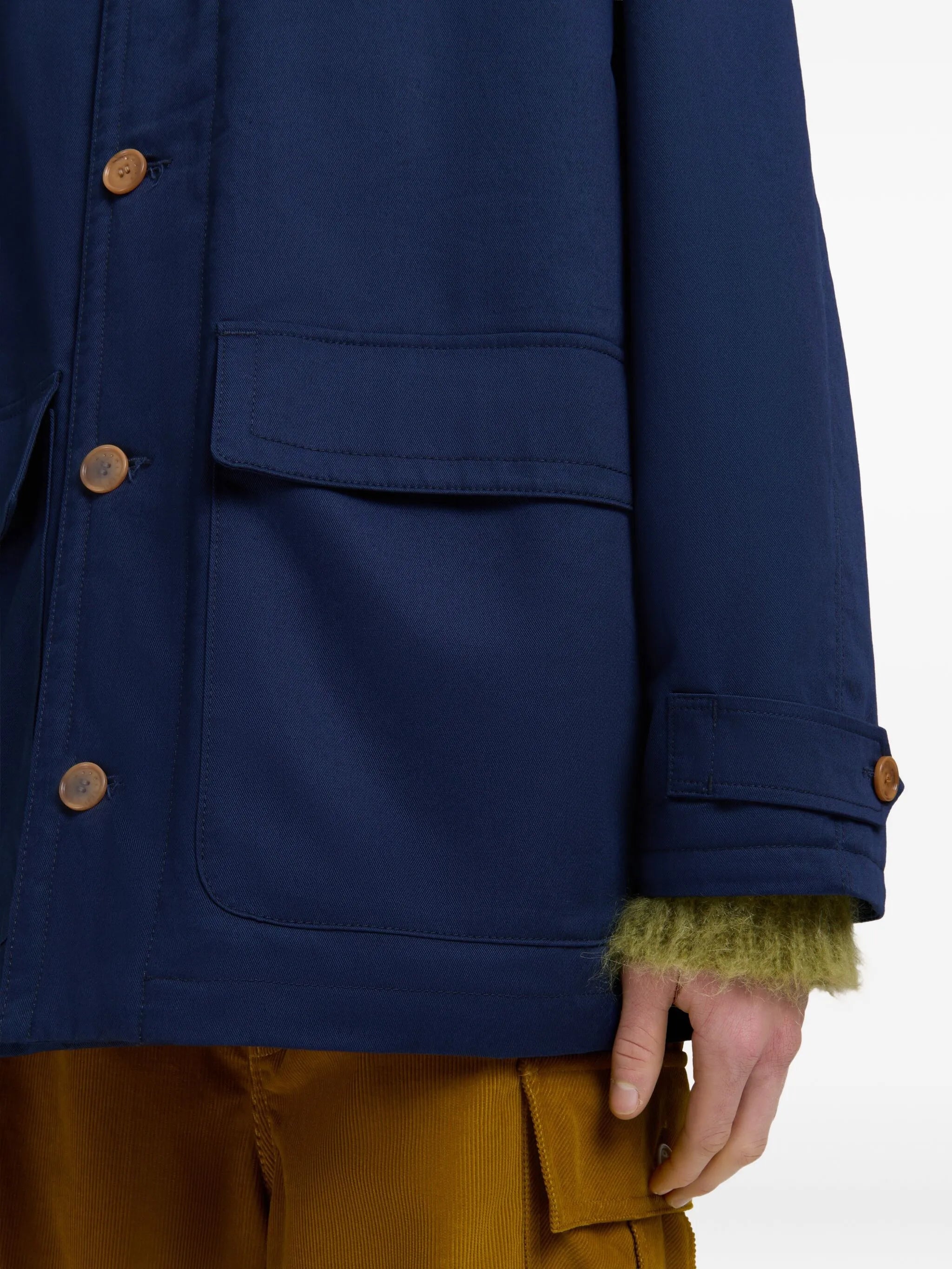 button-up coat