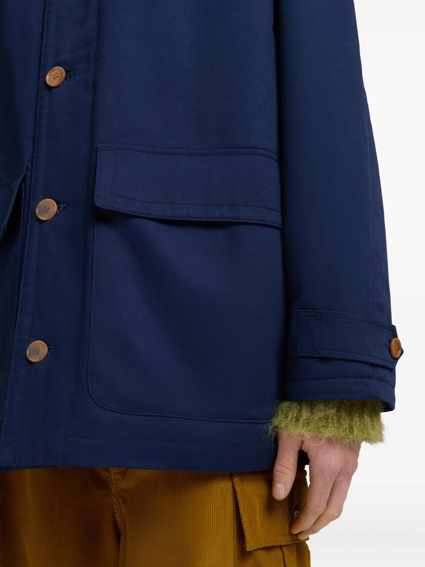 button-up coat