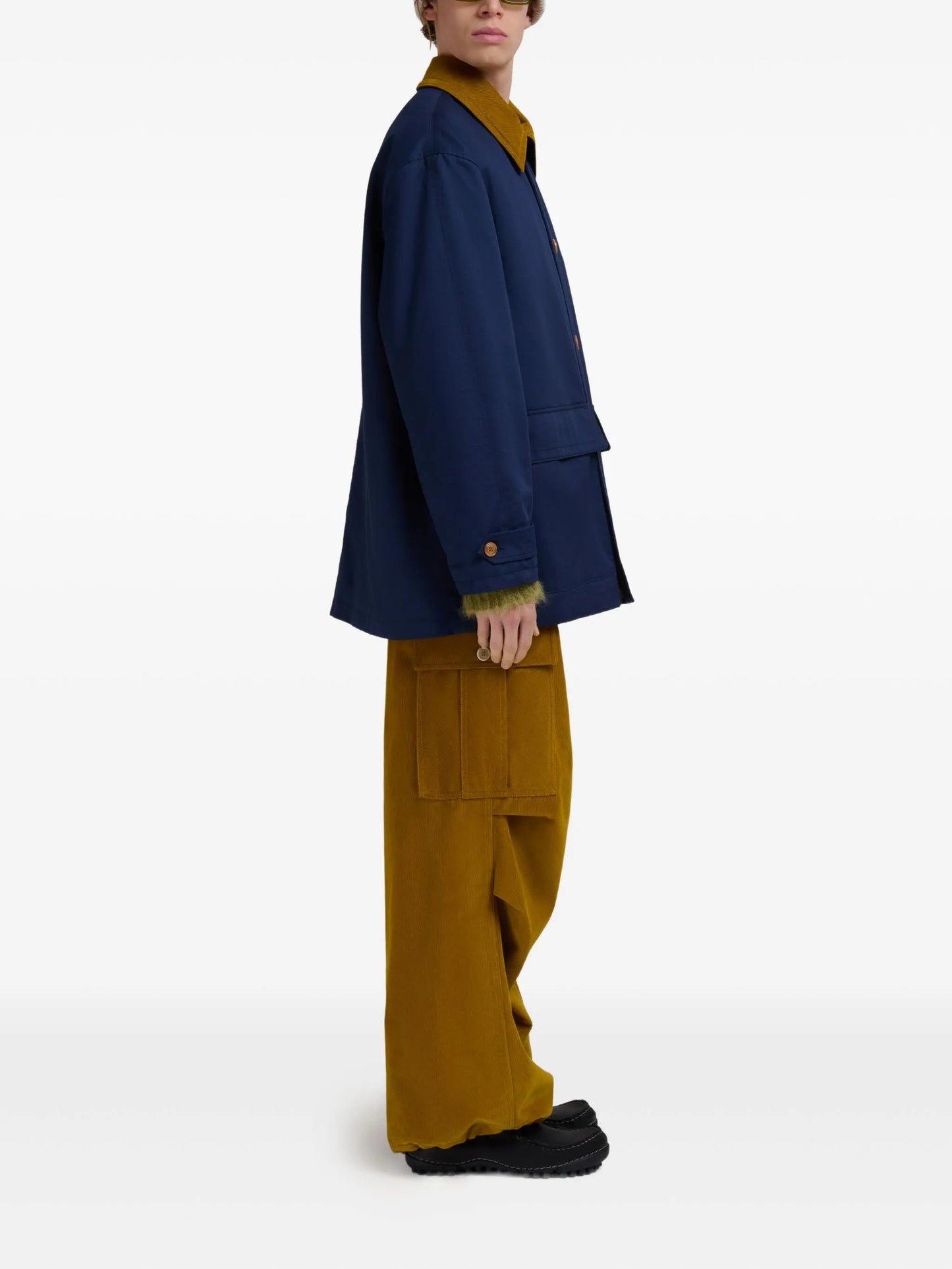 button-up coat