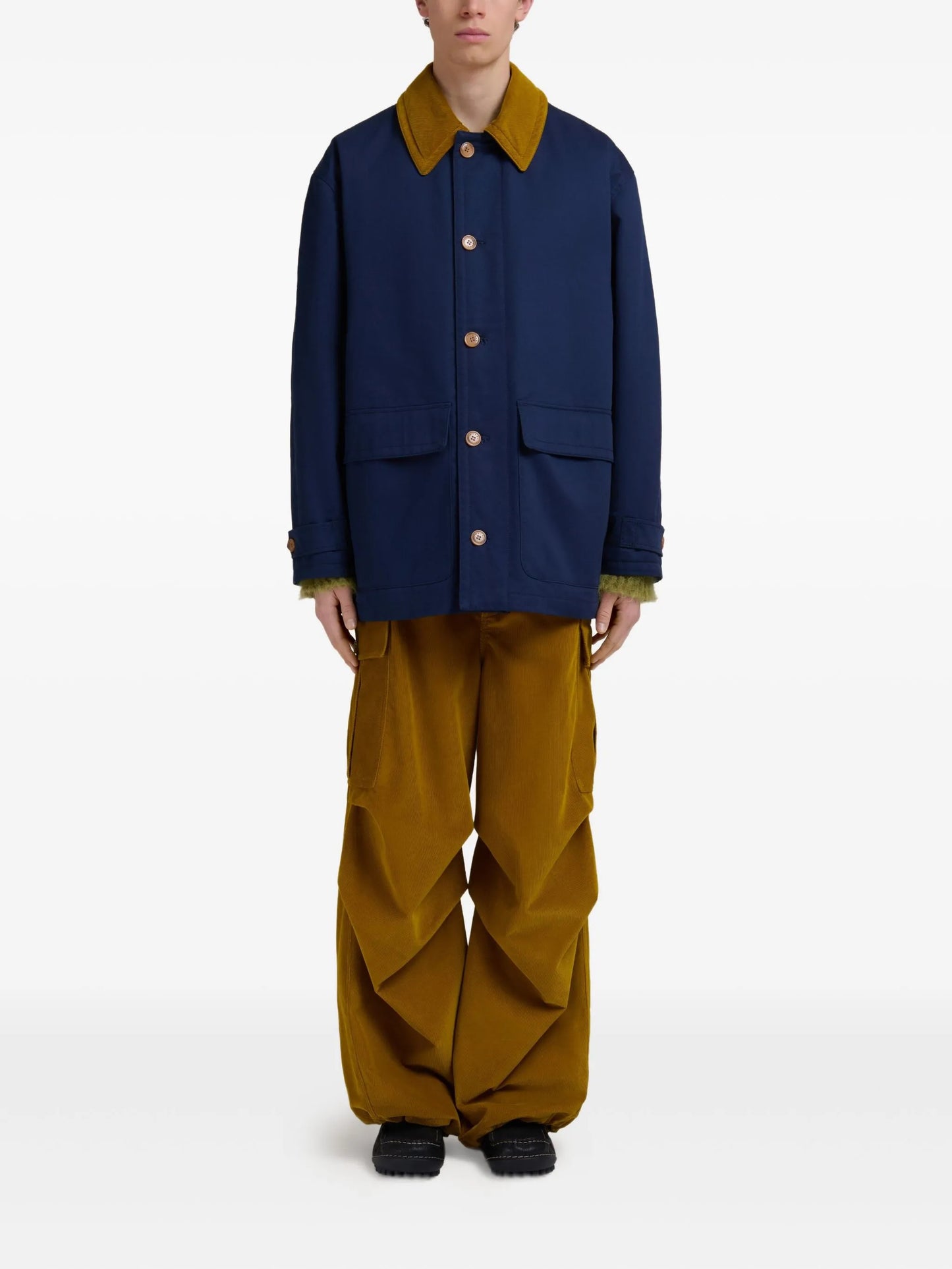 button-up coat