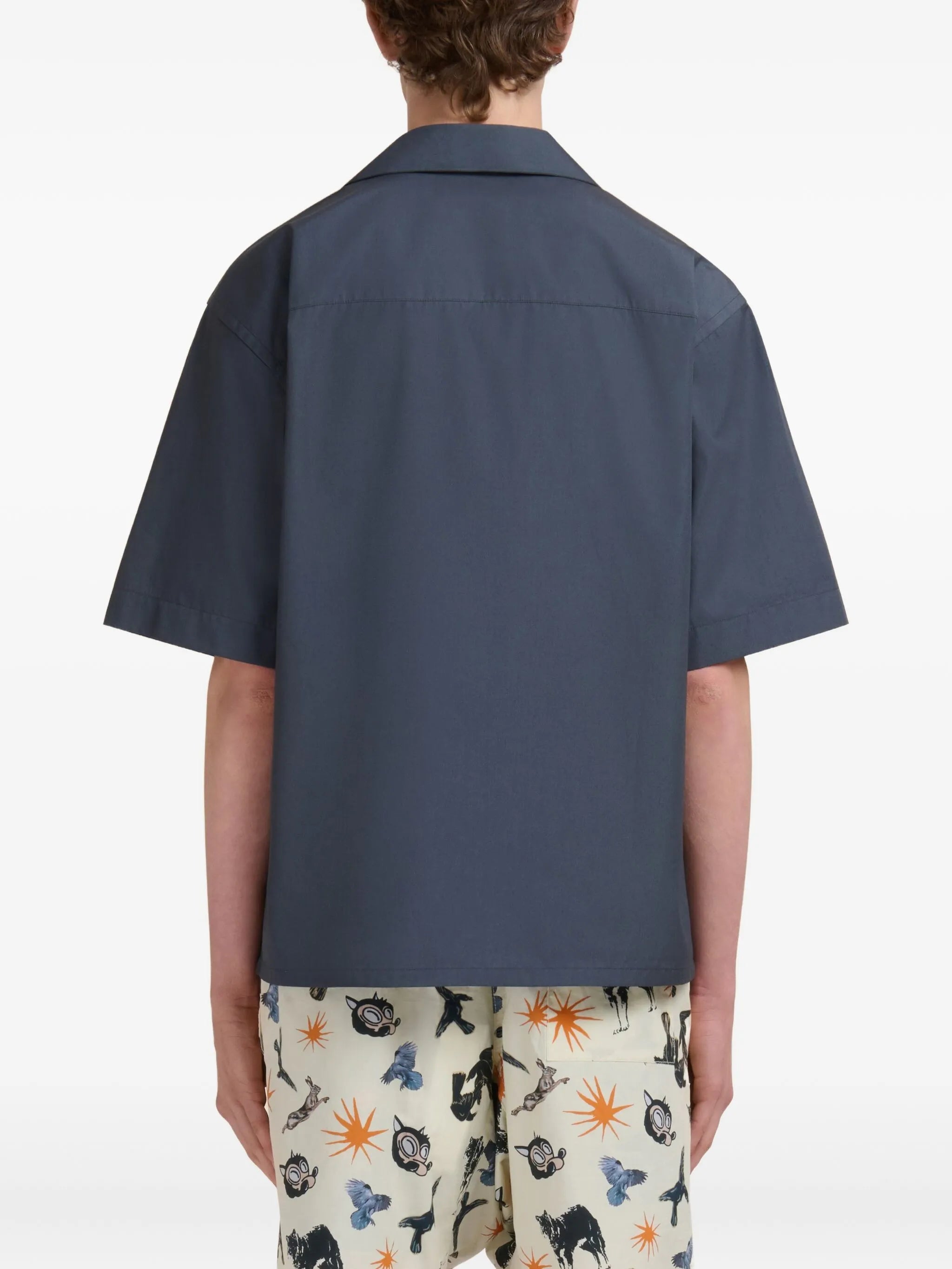 short-sleeve button-up shirt