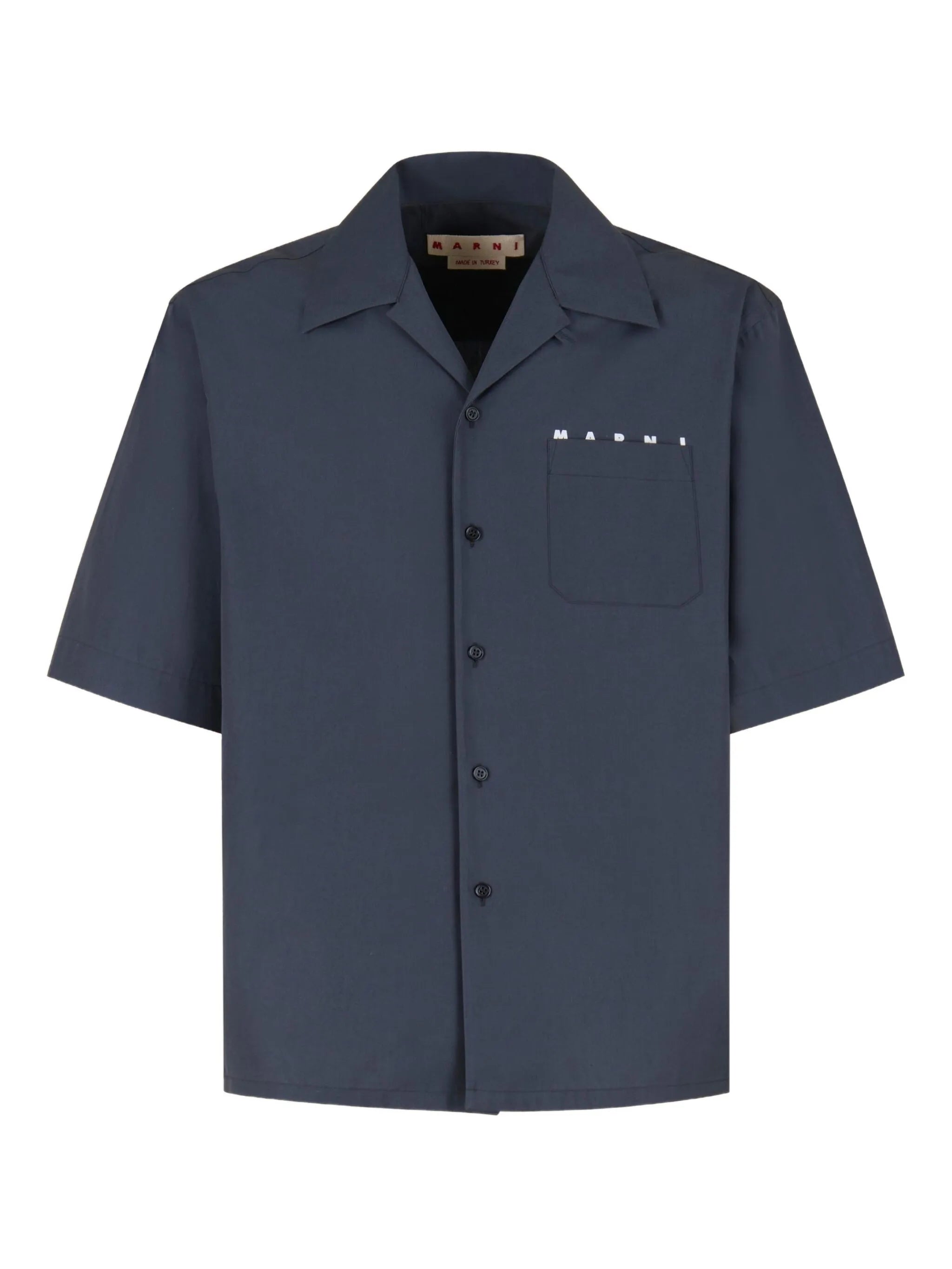 short-sleeve button-up shirt