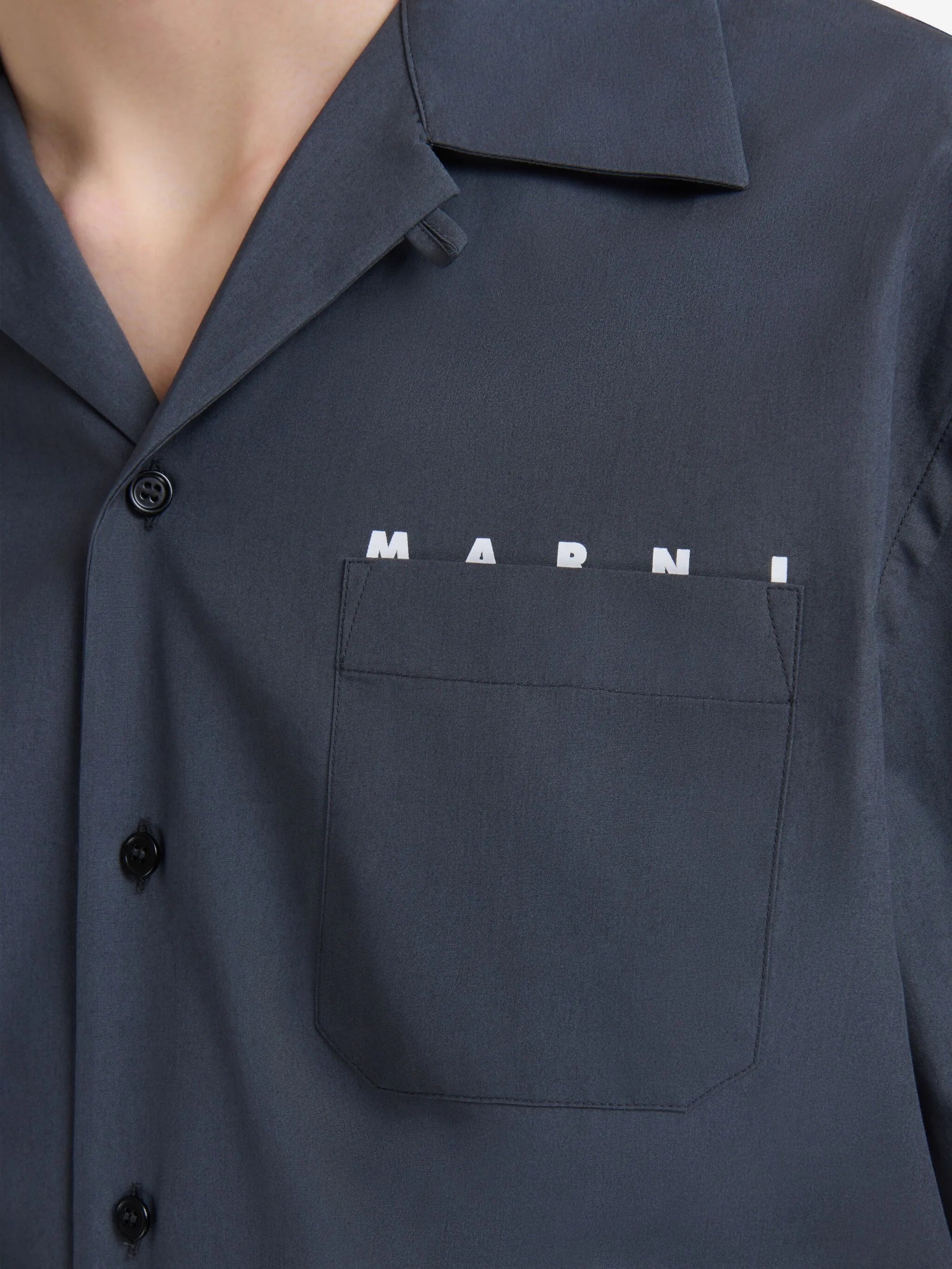 short-sleeve button-up shirt
