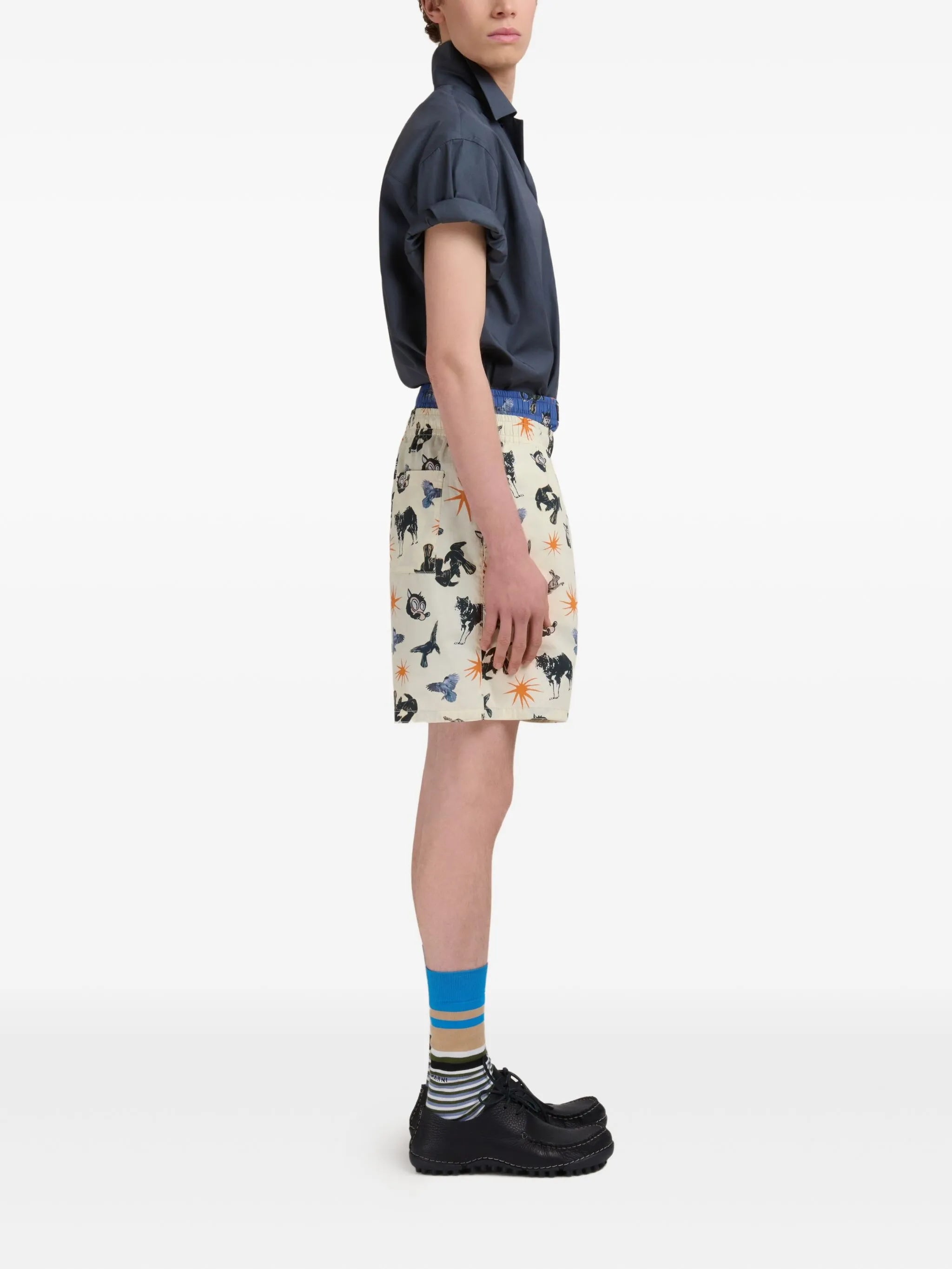 short-sleeve button-up shirt