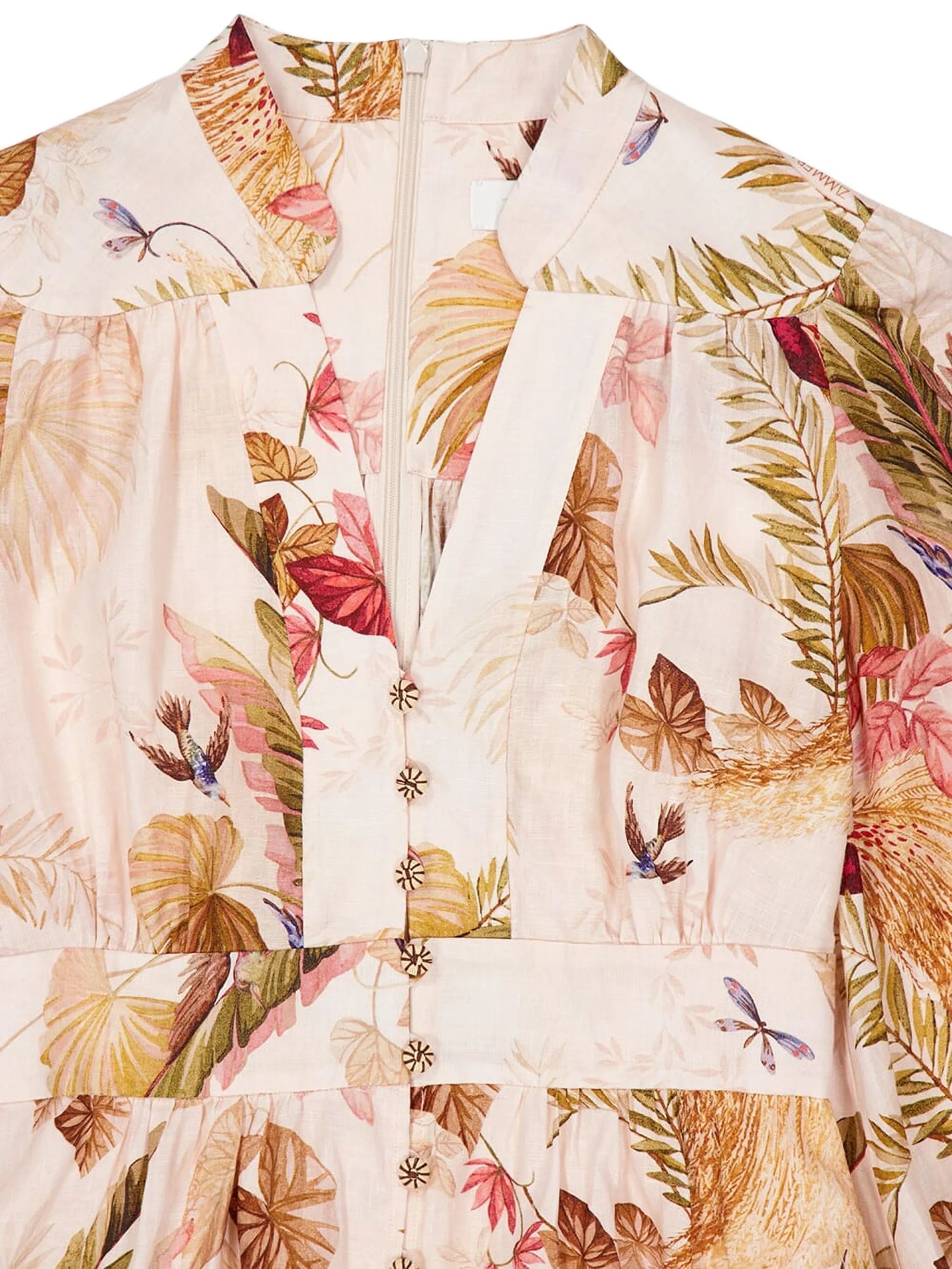 floral-print maxi dress
