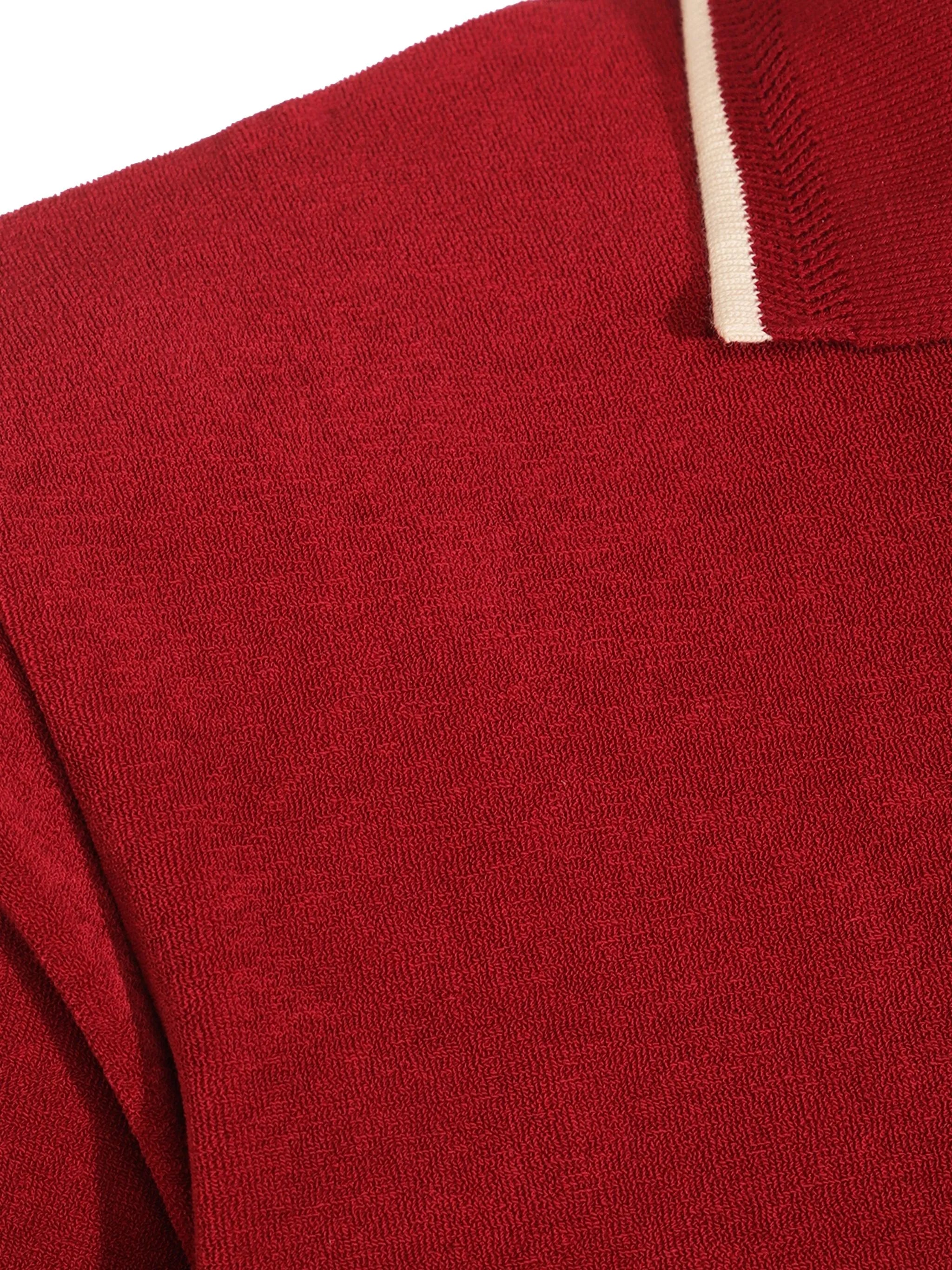 x WALES BONNER cotton-blend polo shirt