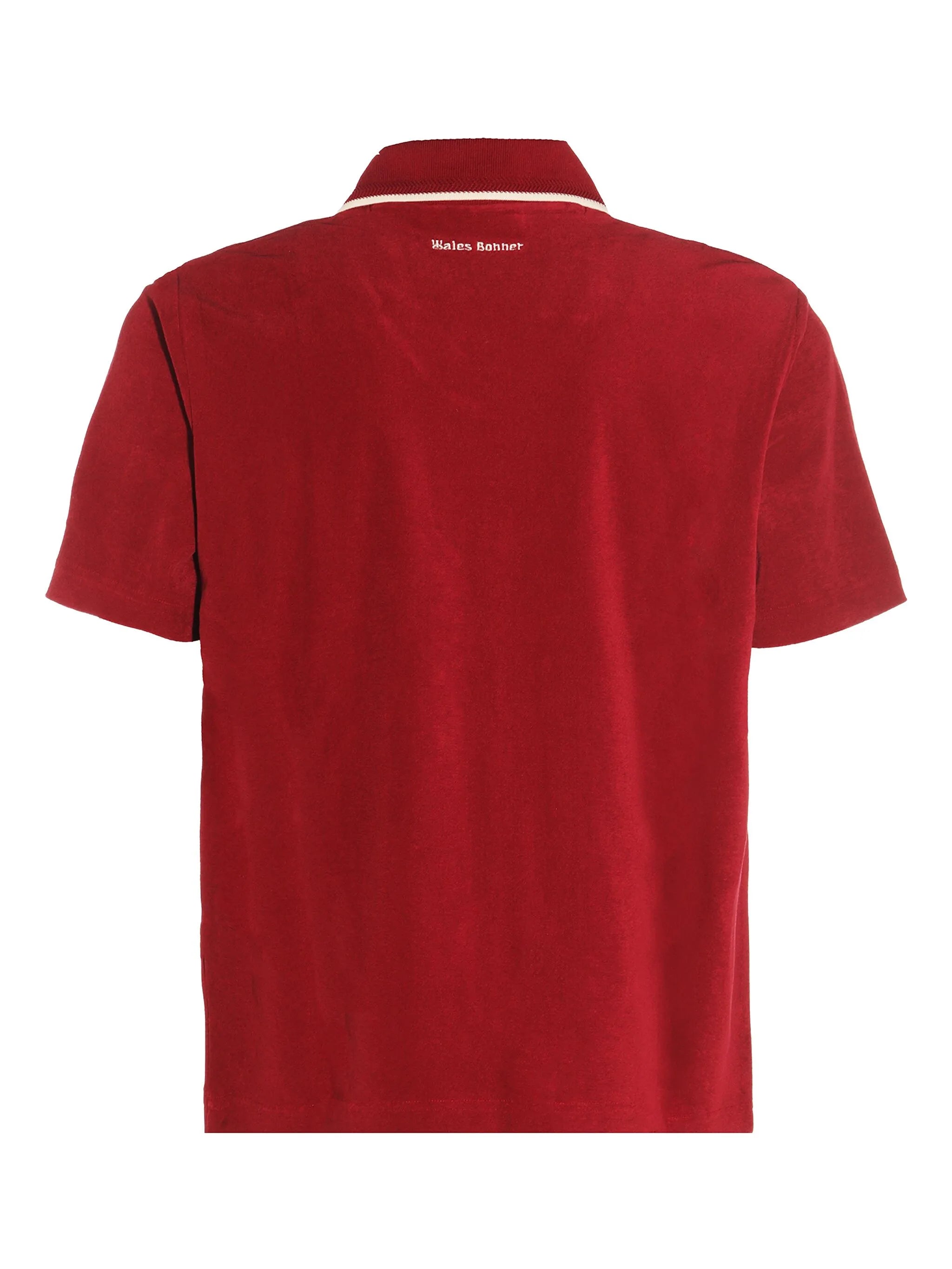 x WALES BONNER cotton-blend polo shirt