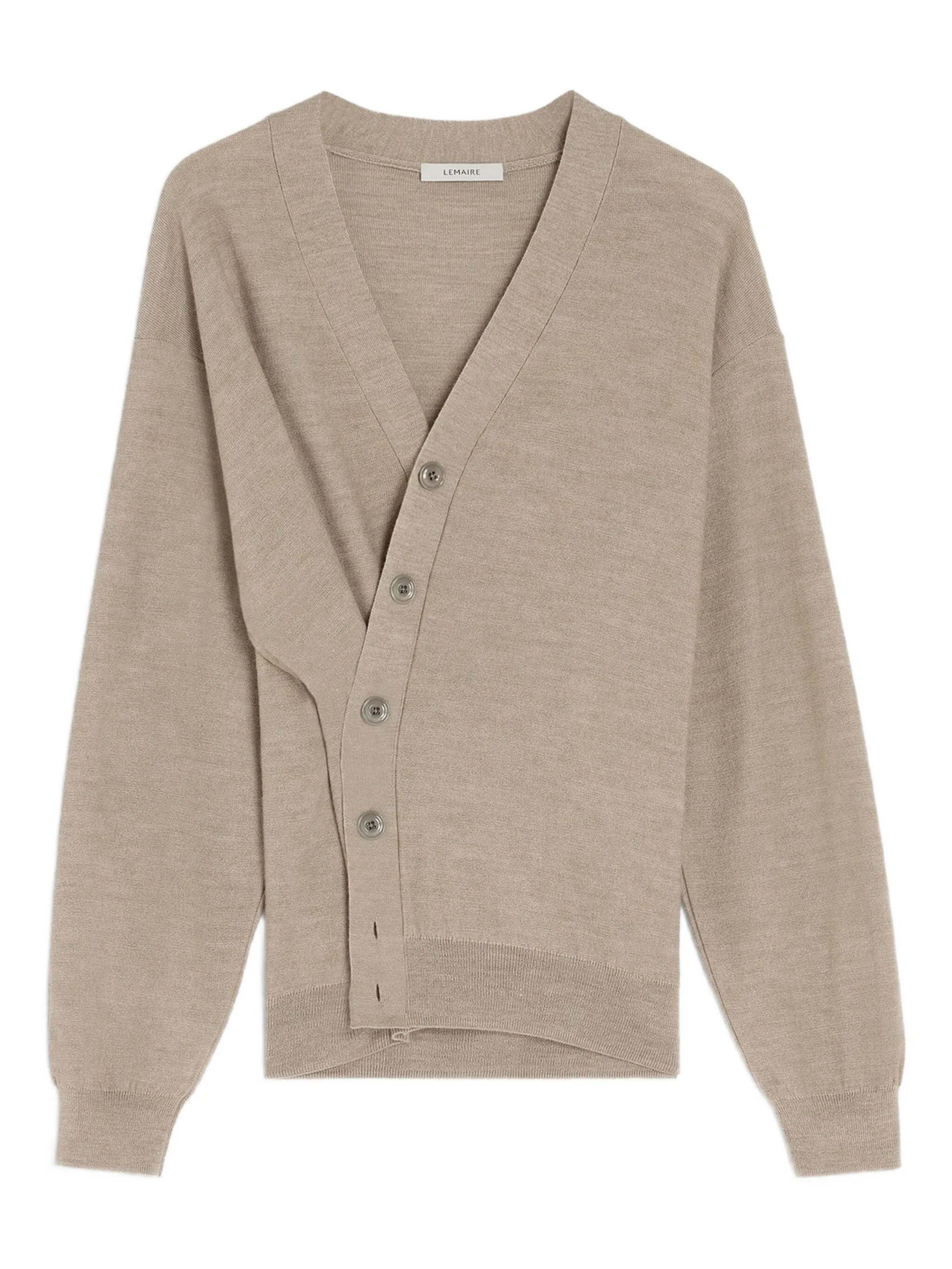 twisted button cardigan