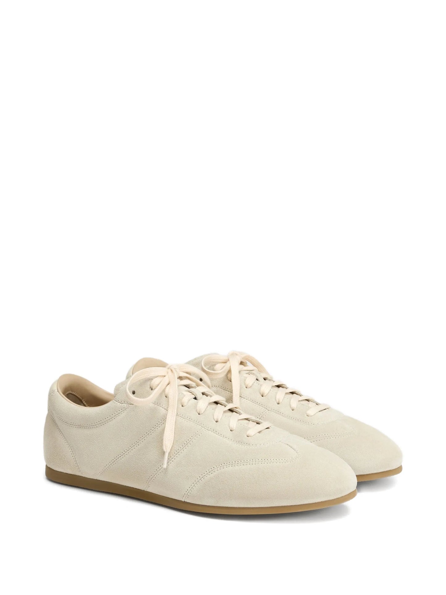 quilted suede low-tops