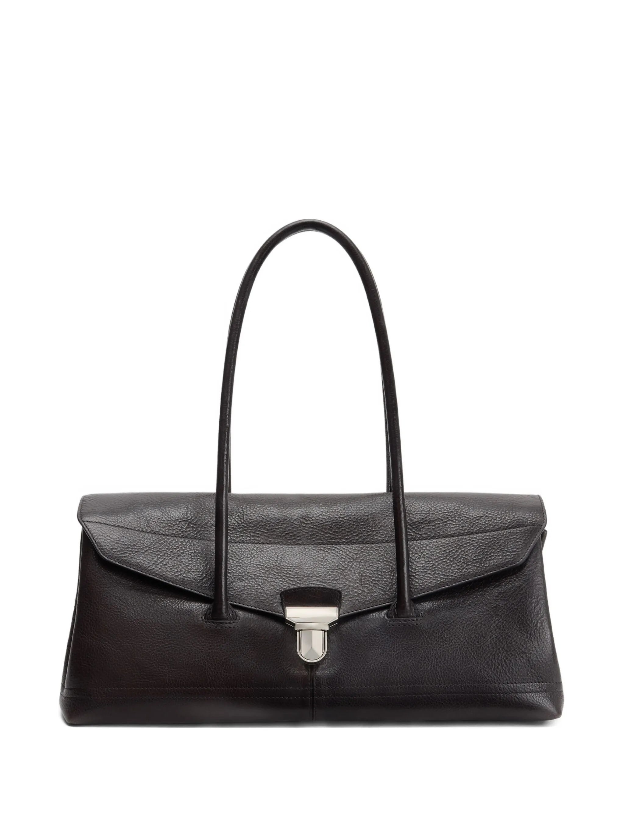 Gear leather shoulder bag