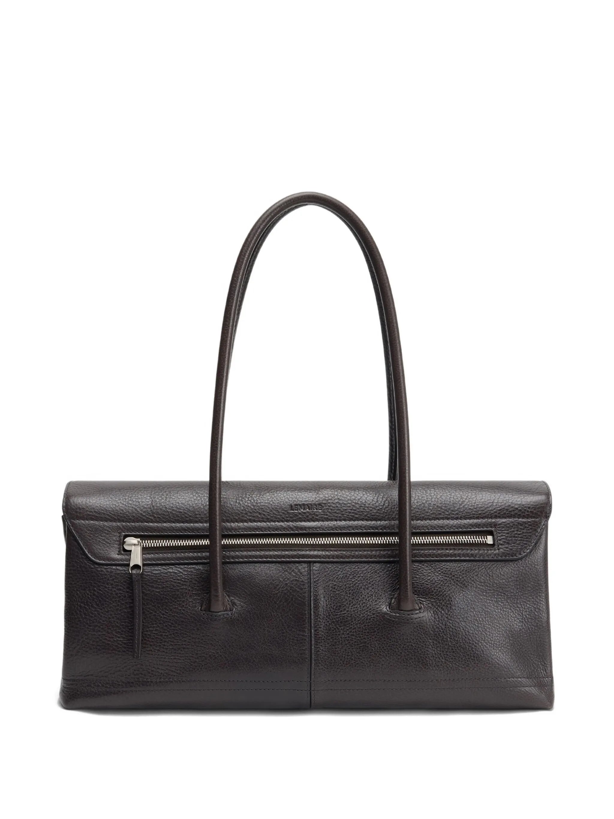 Gear leather shoulder bag