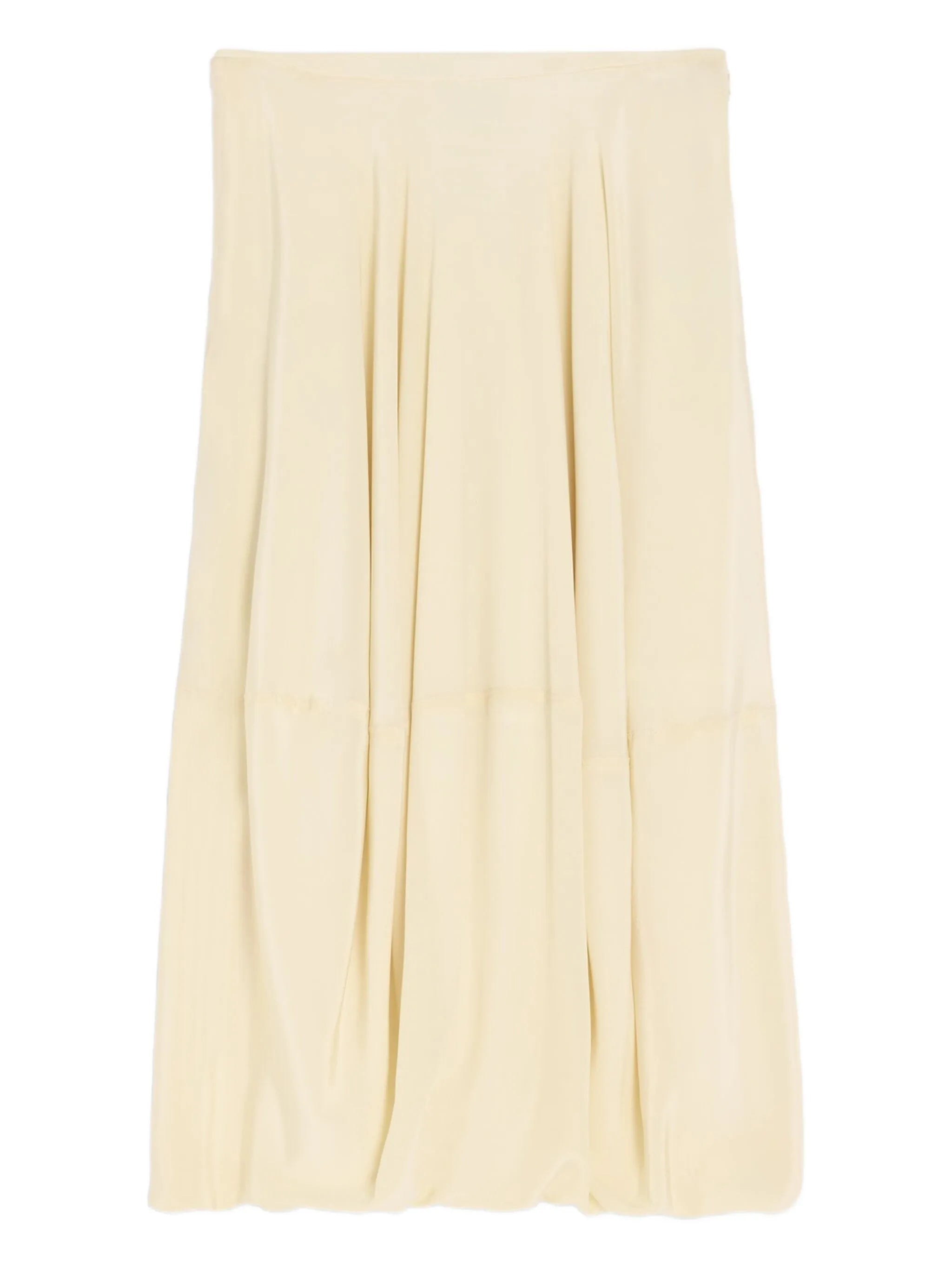 balloon midi skirt