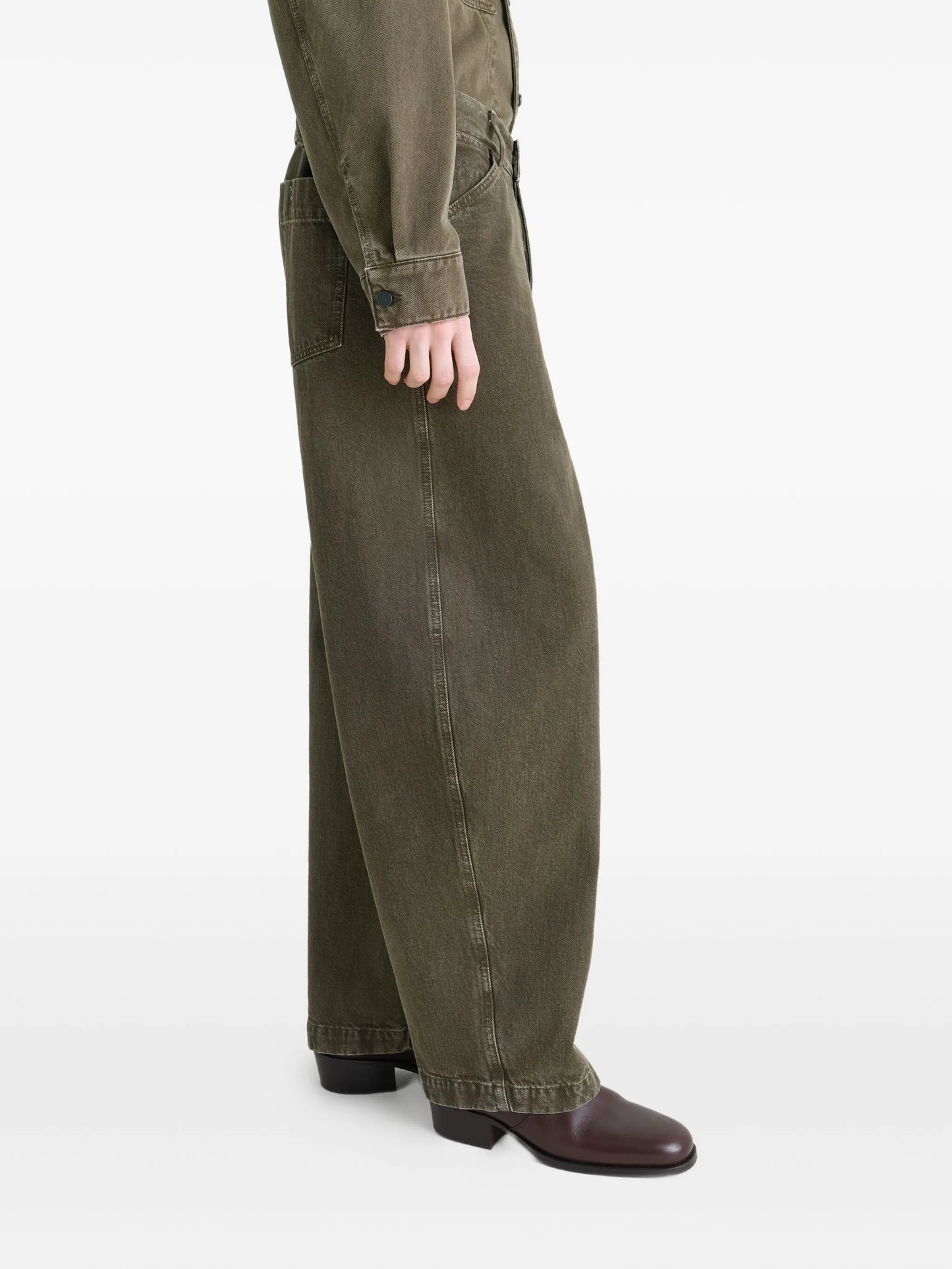 Maxi Workwear snow-wash jeans