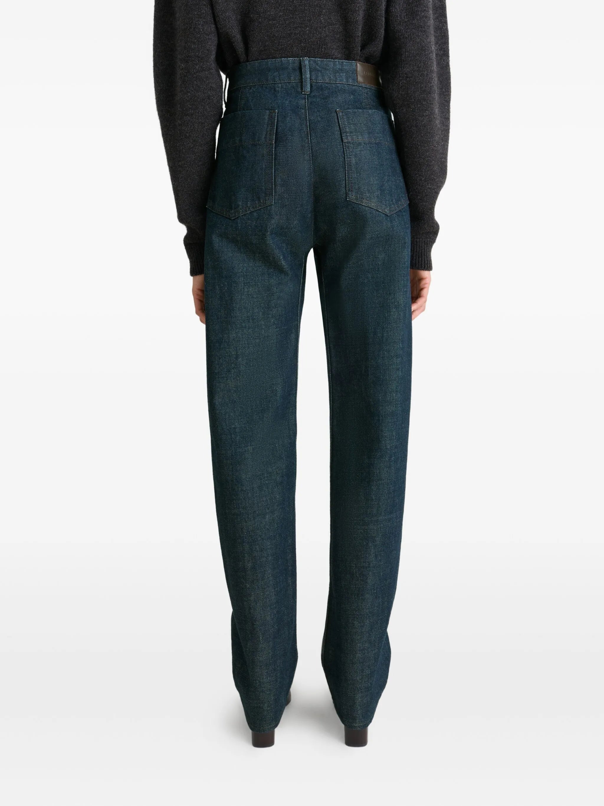 twisted five-pocket jeans