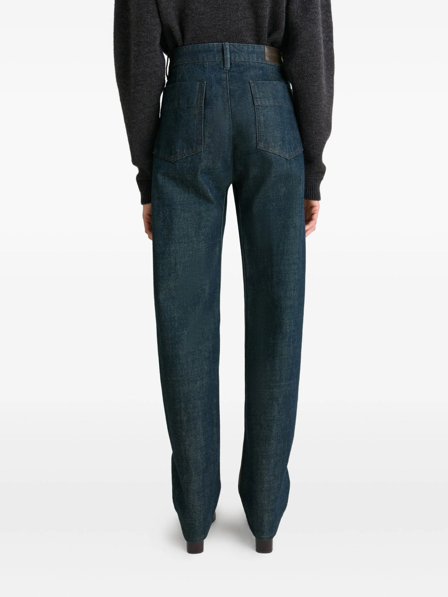 twisted five-pocket jeans