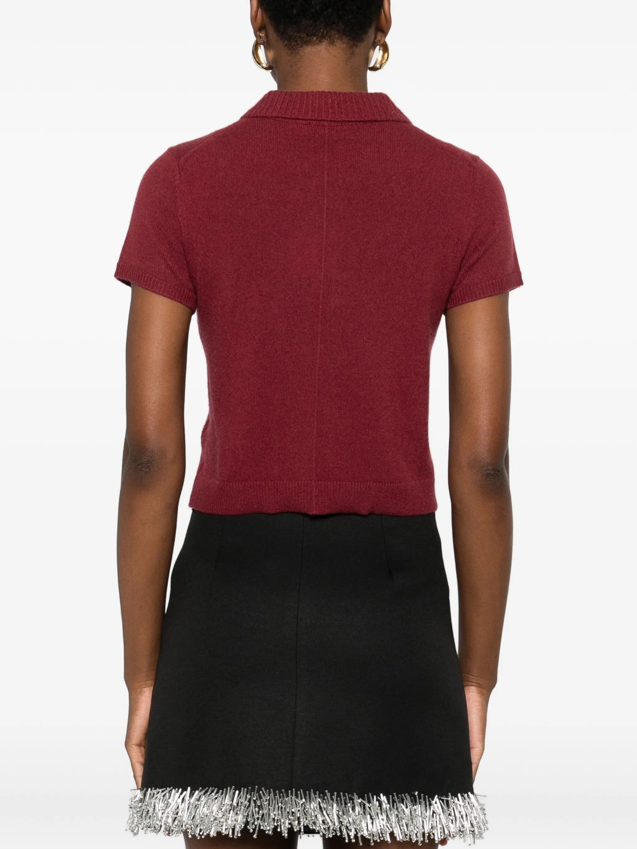 short-sleeve polo top