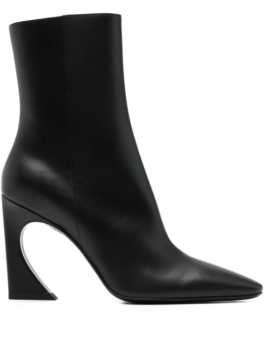 point-toe ankle boot