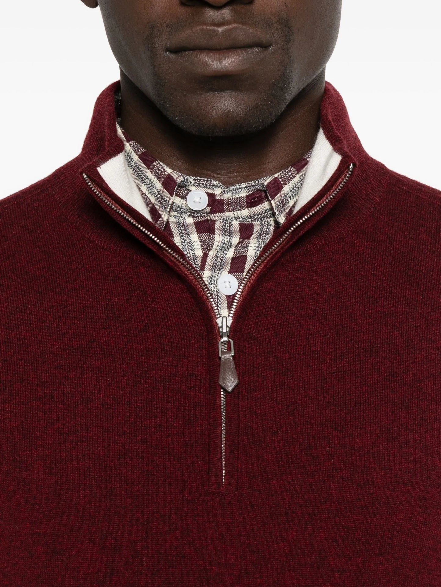 Mr Fenchurch half-zip cashmere sweater