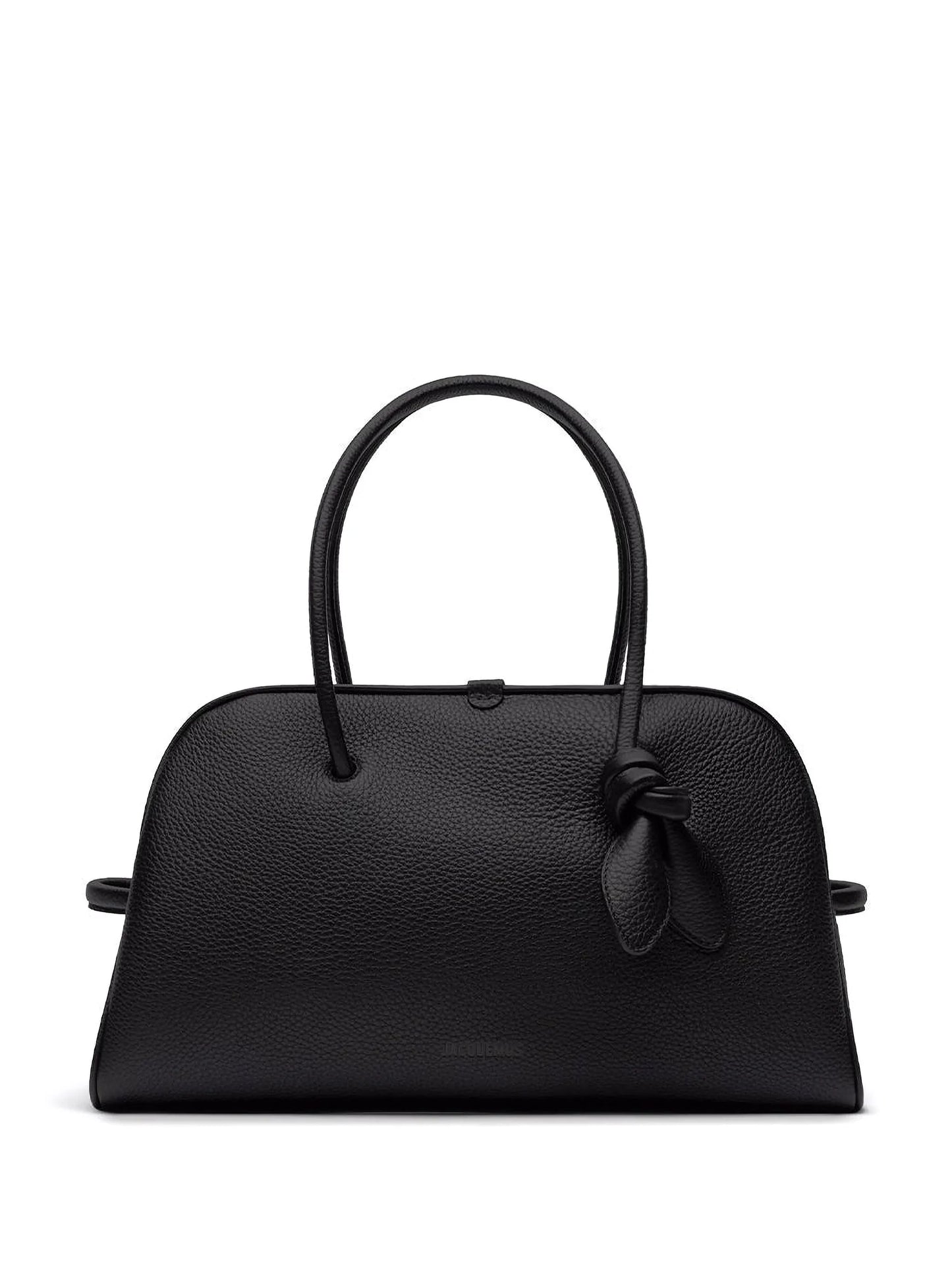knot-detail leather shoulder bag
