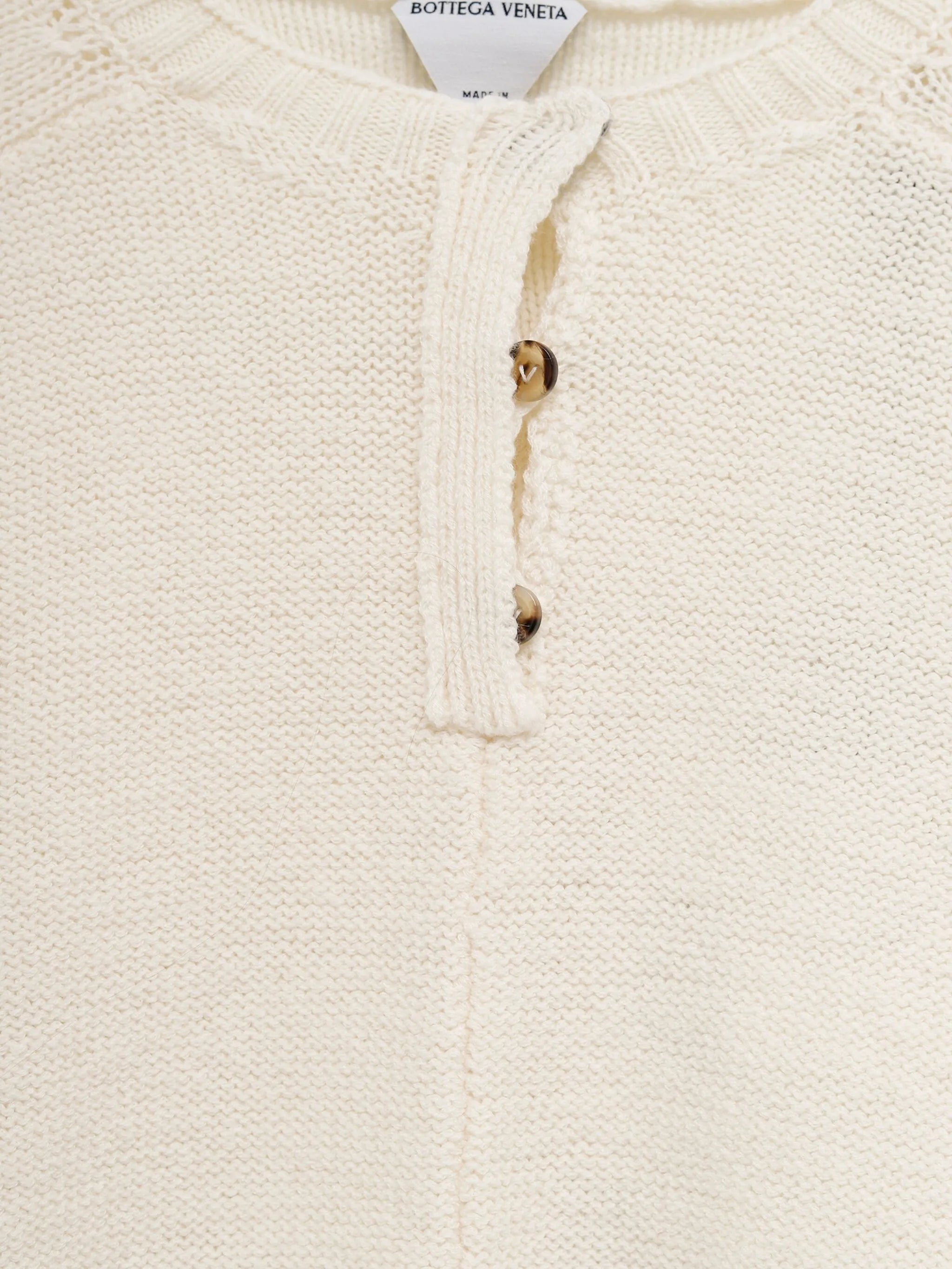 button-front knitted top