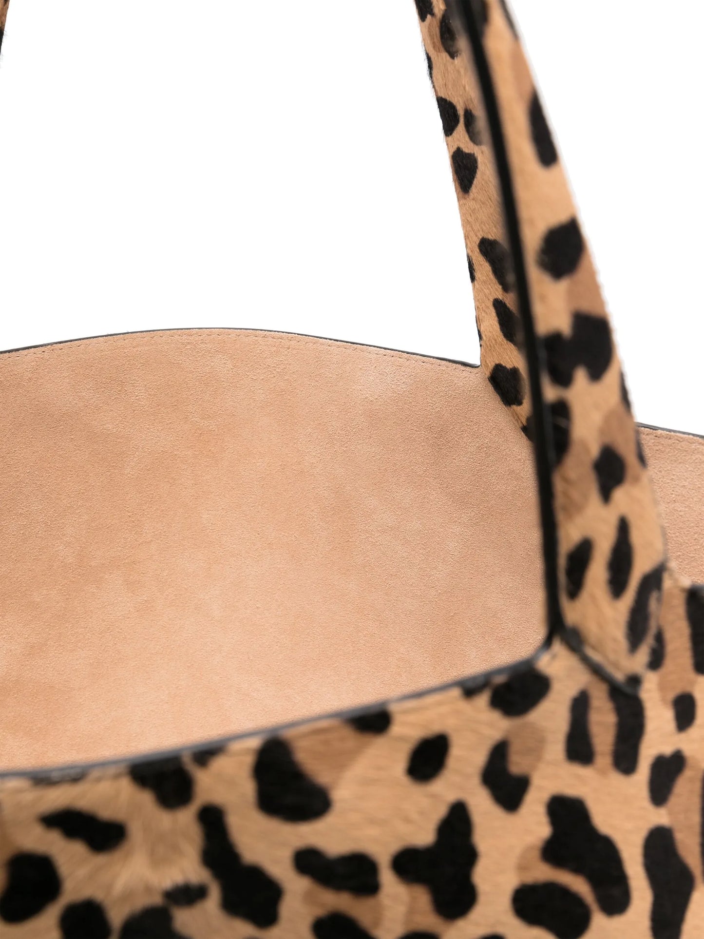 leopard-print tote bag