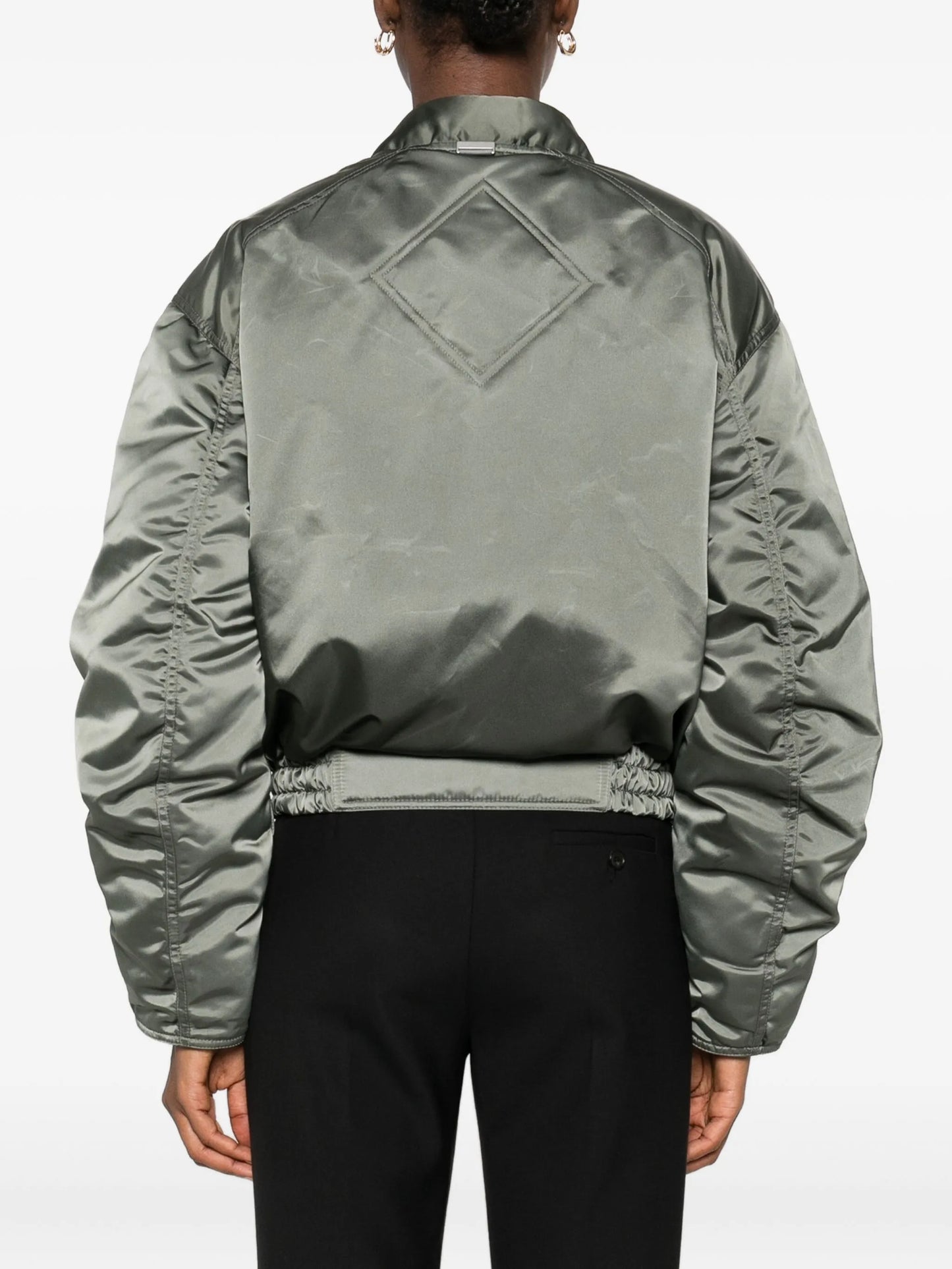 zip-up bomber jacket