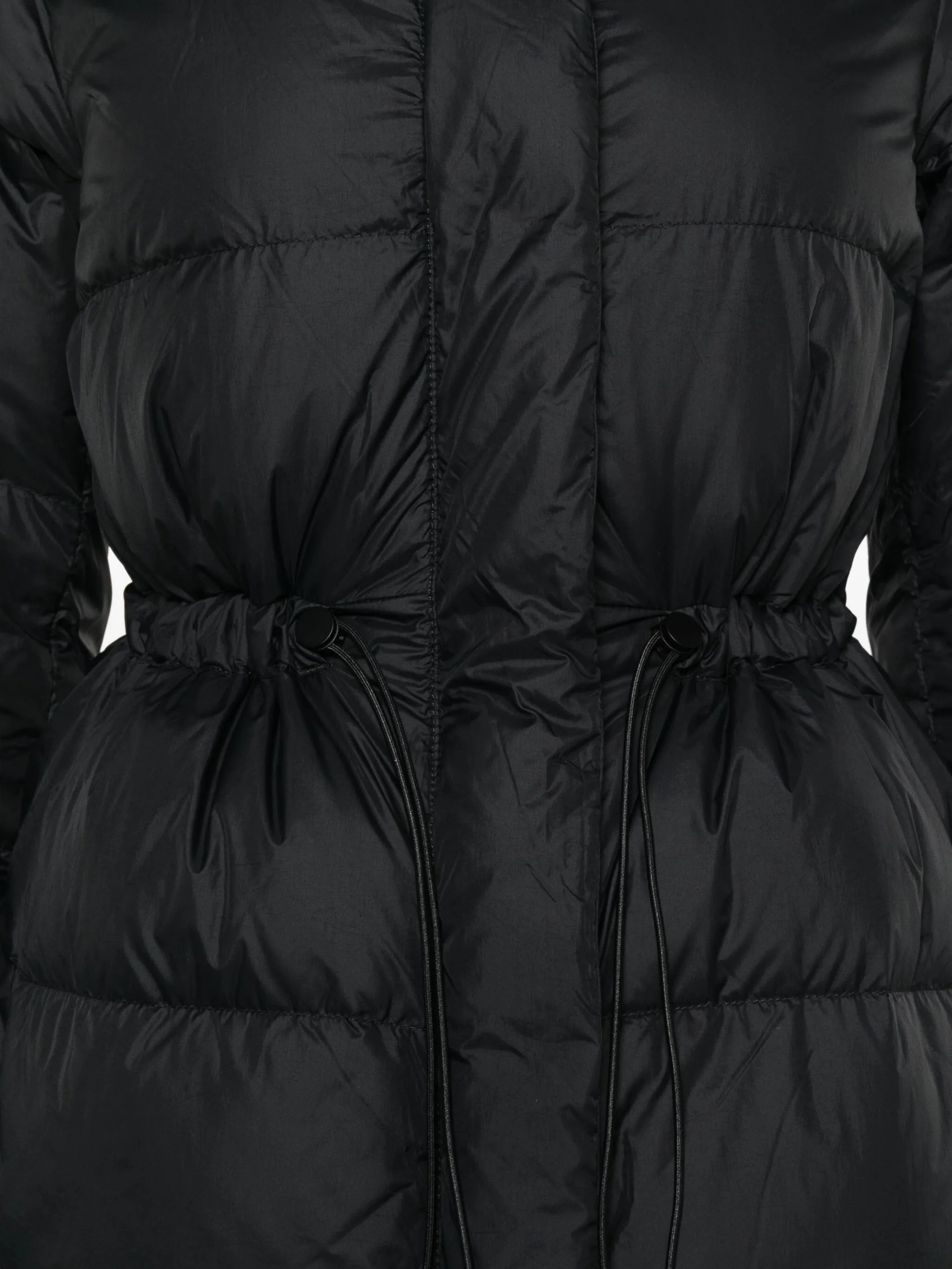 padded hooded coat