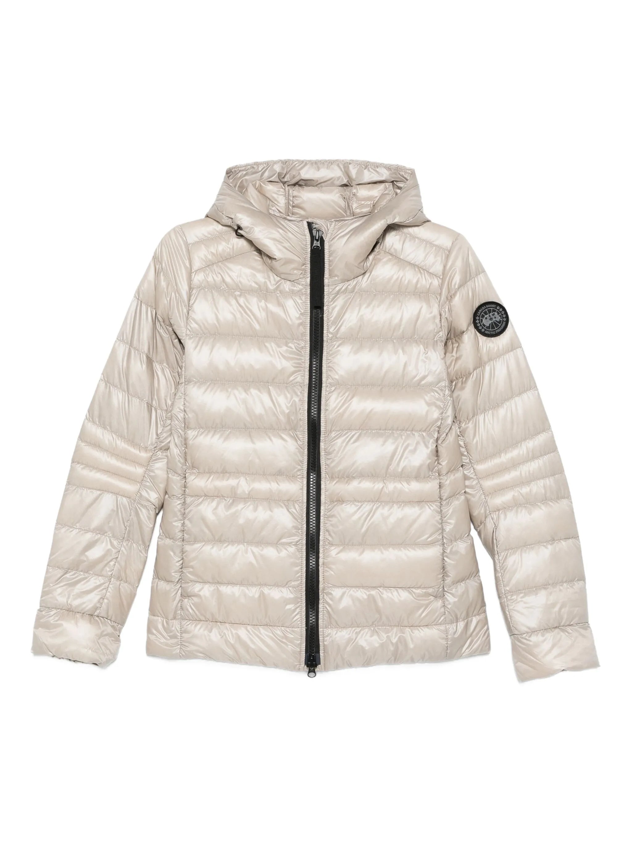 hooded puffer jacket