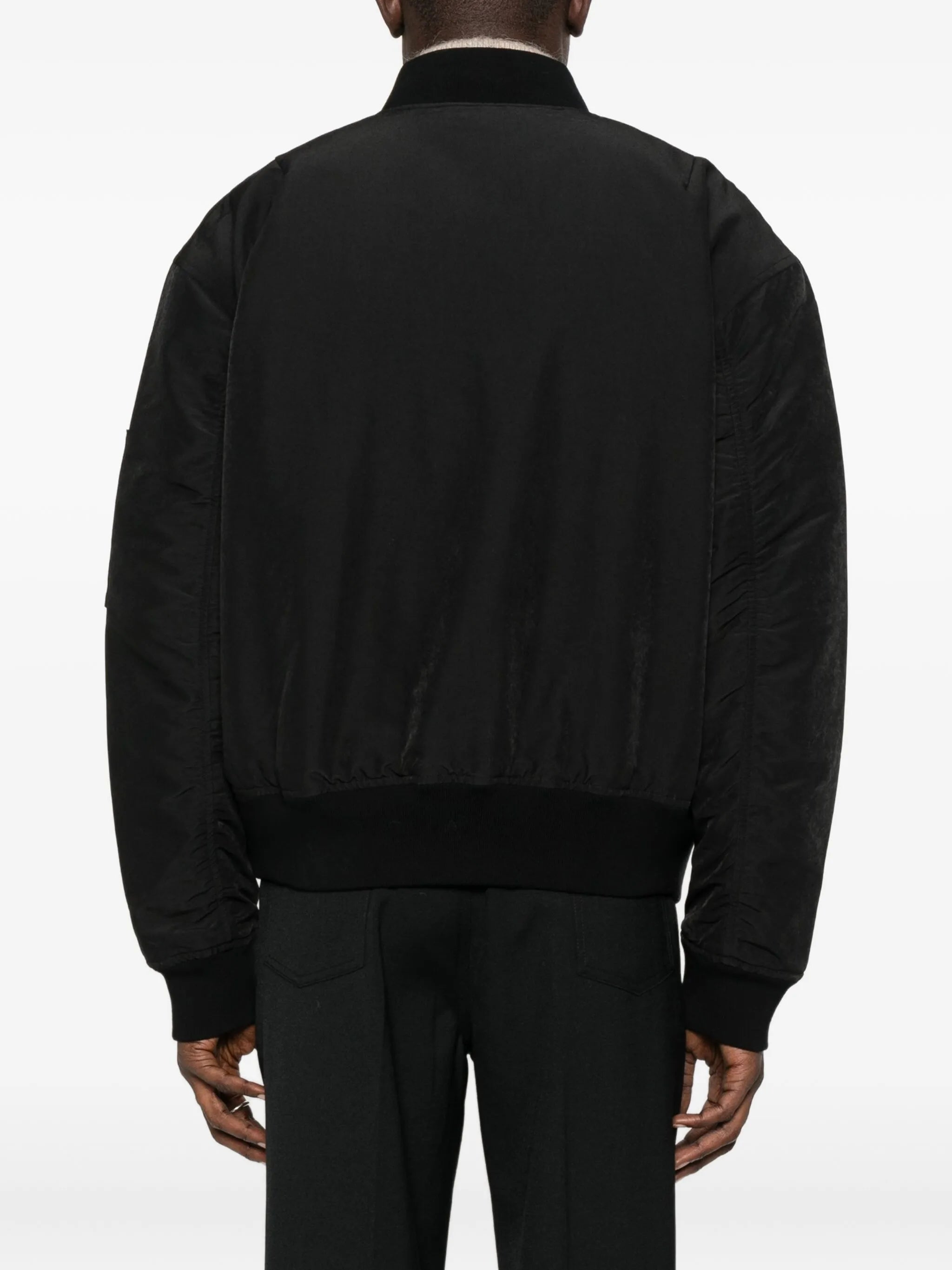 zip-up bomber jacket