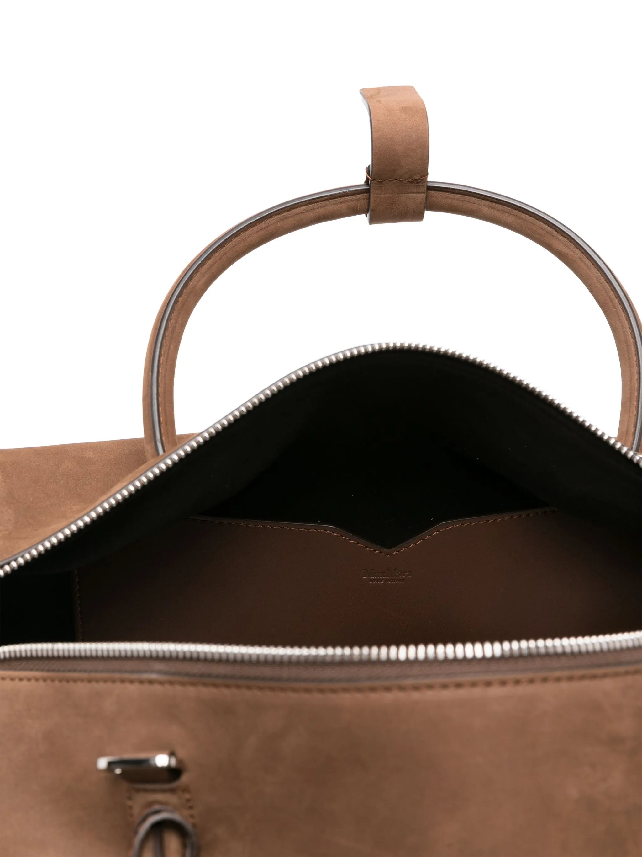 medium suede tote bag