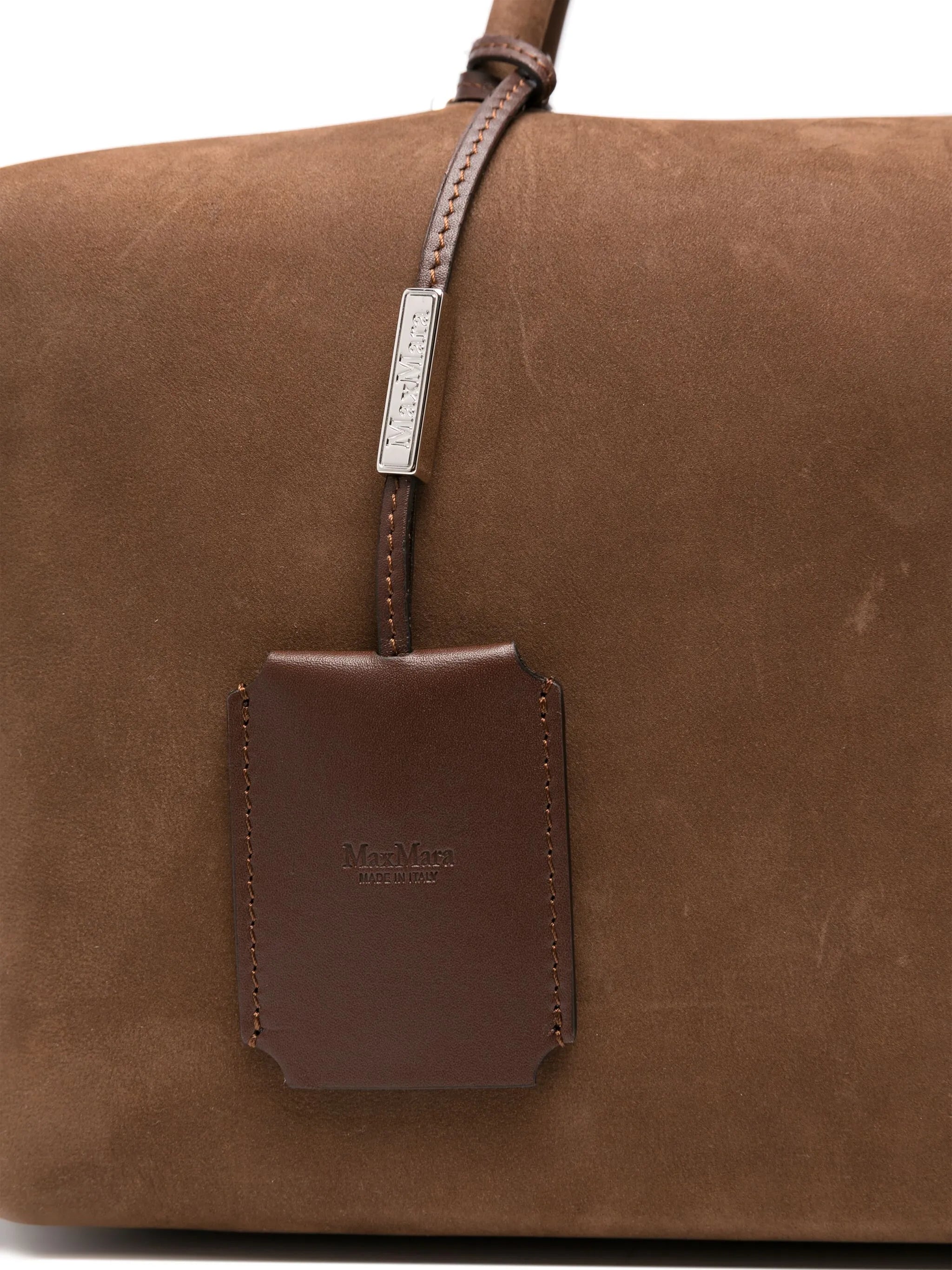 medium suede tote bag