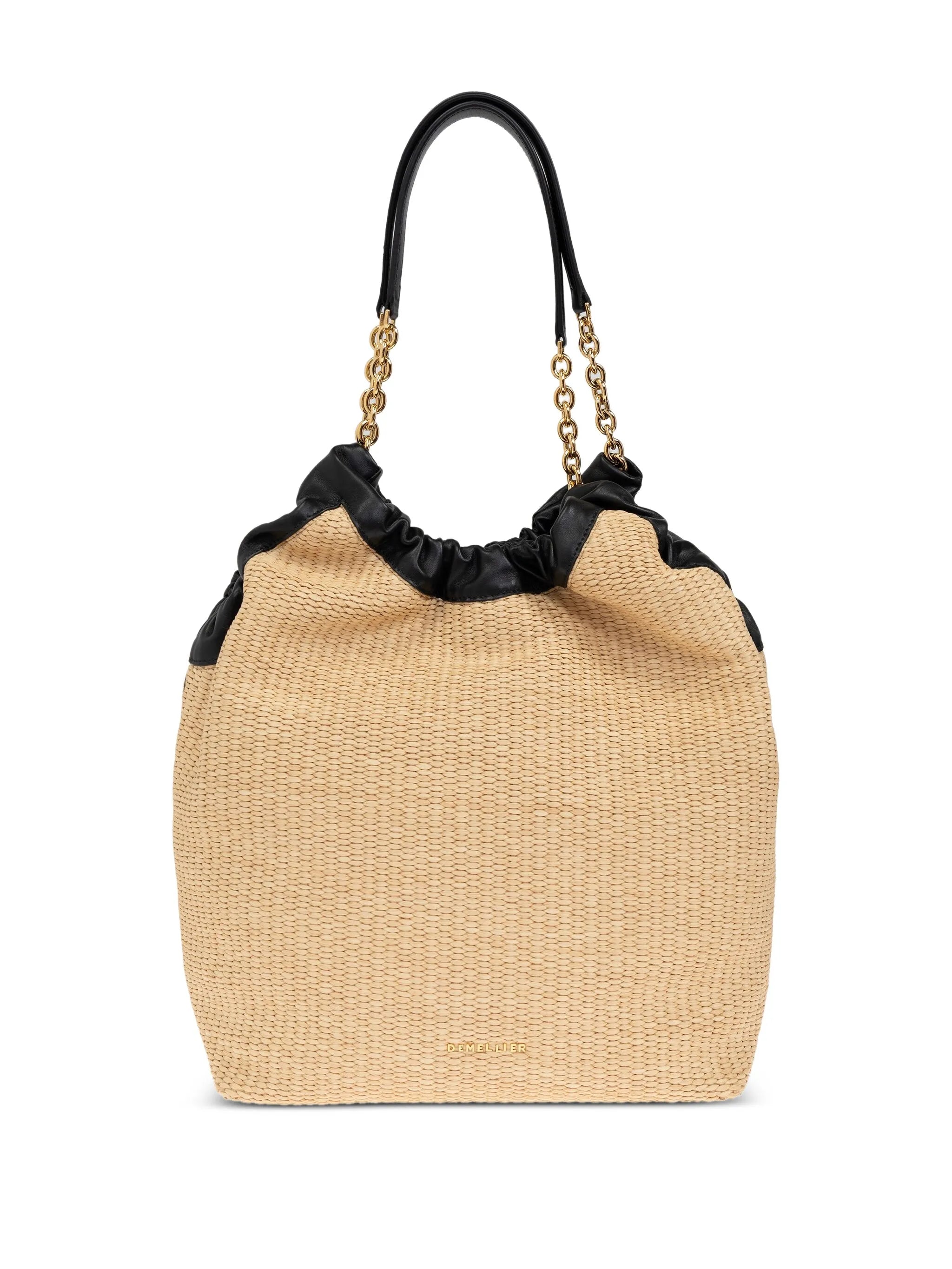 Miami woven bucket bag