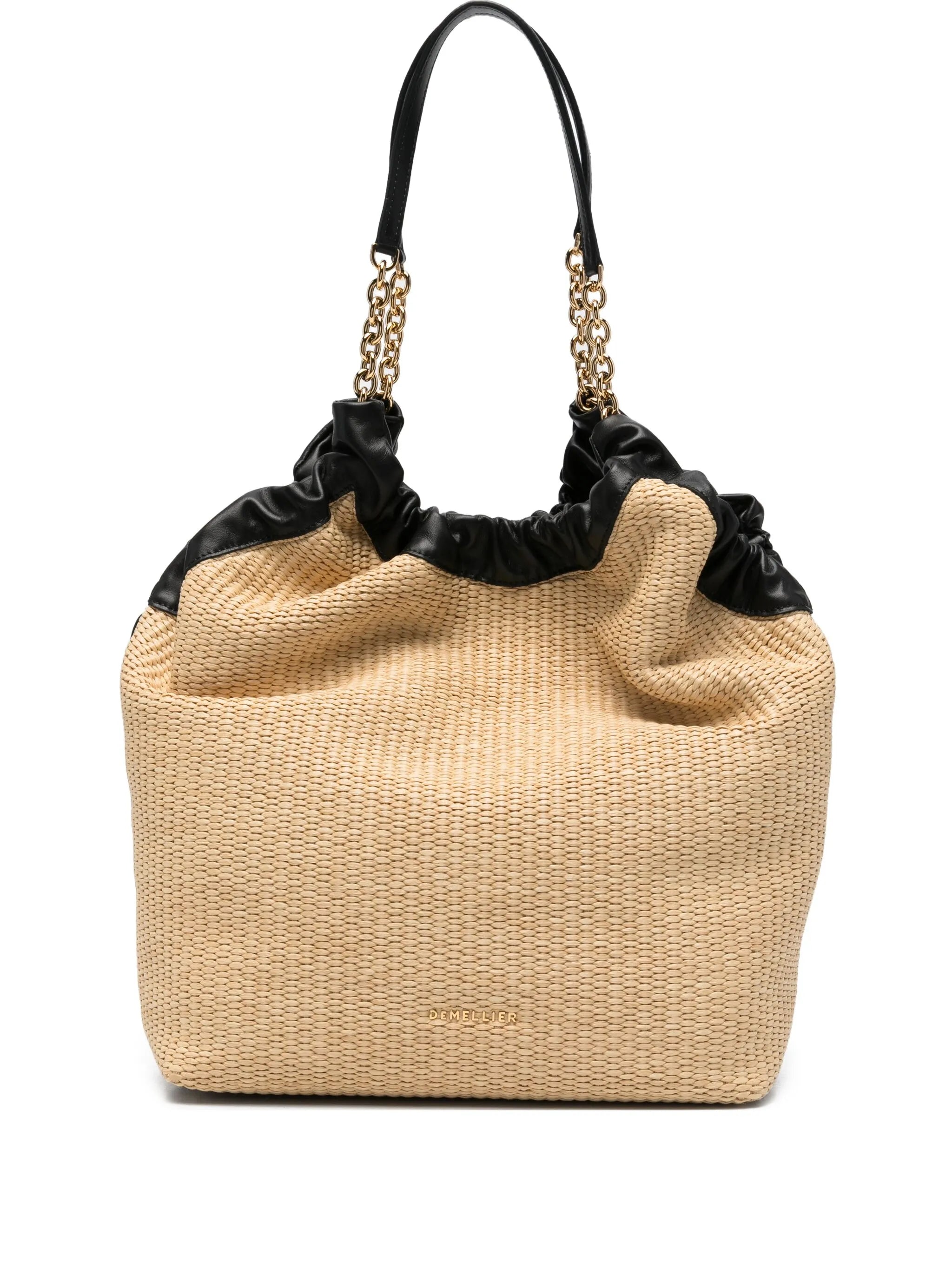 Miami woven bucket bag