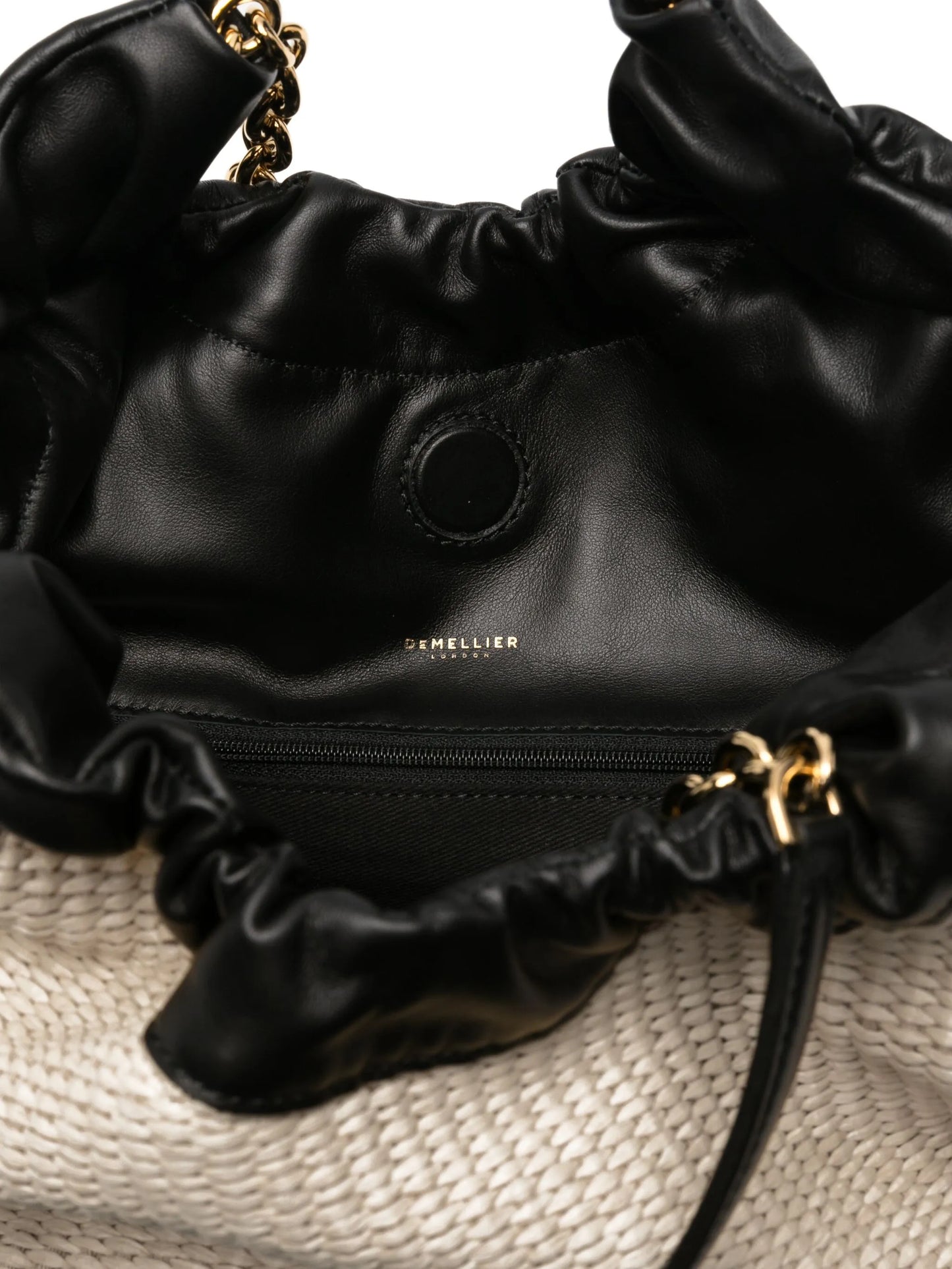 Miami woven bucket bag