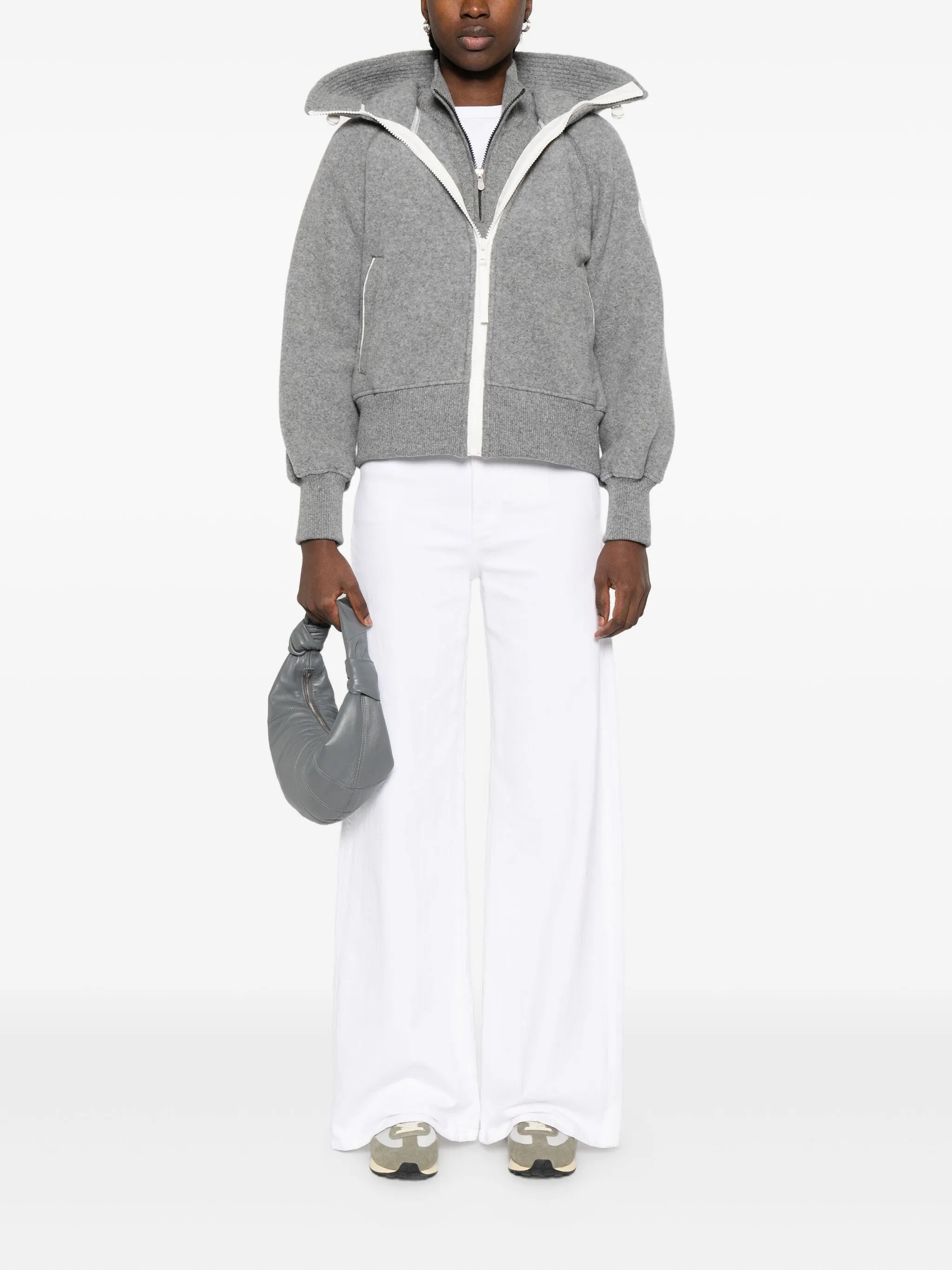 Chilliwack fleece-texture bomber jacket
