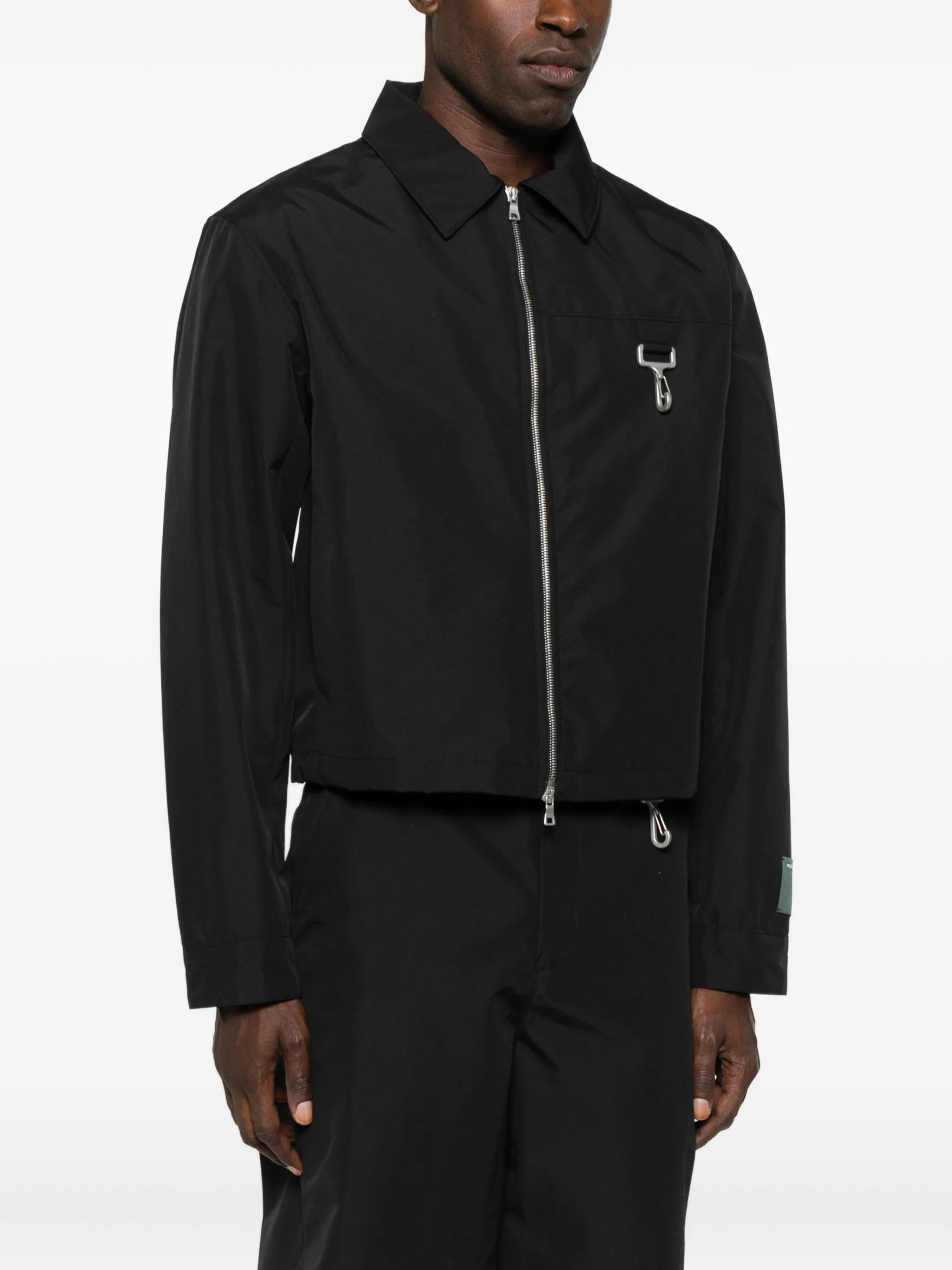 zip-up shirt jacket