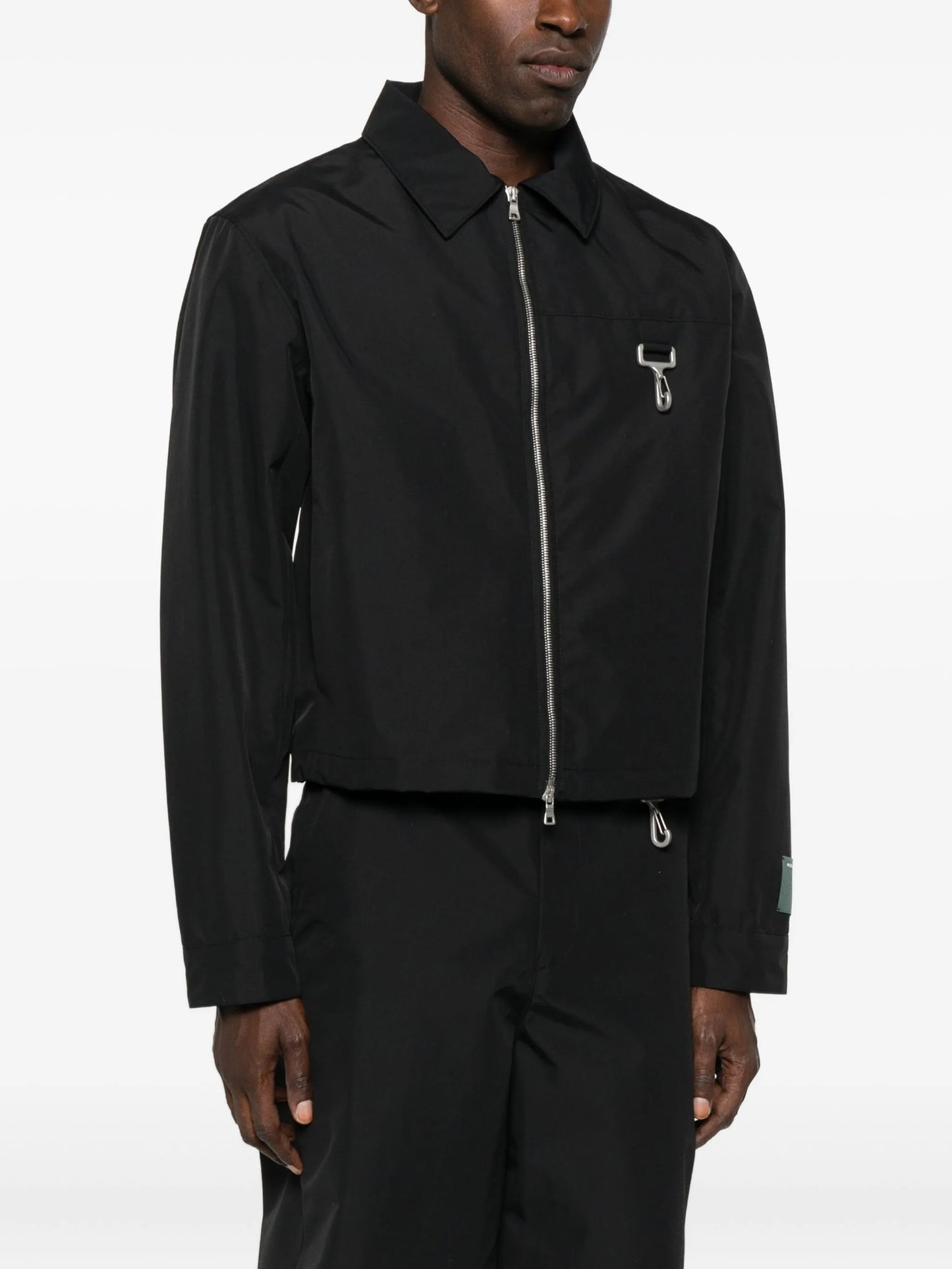 zip-up shirt jacket