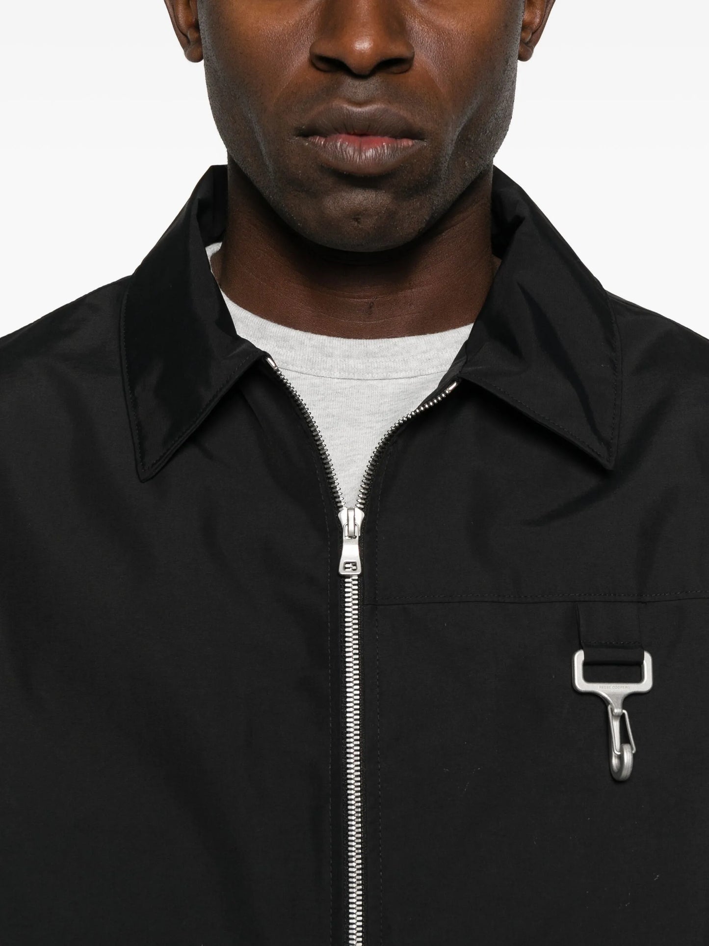 zip-up shirt jacket