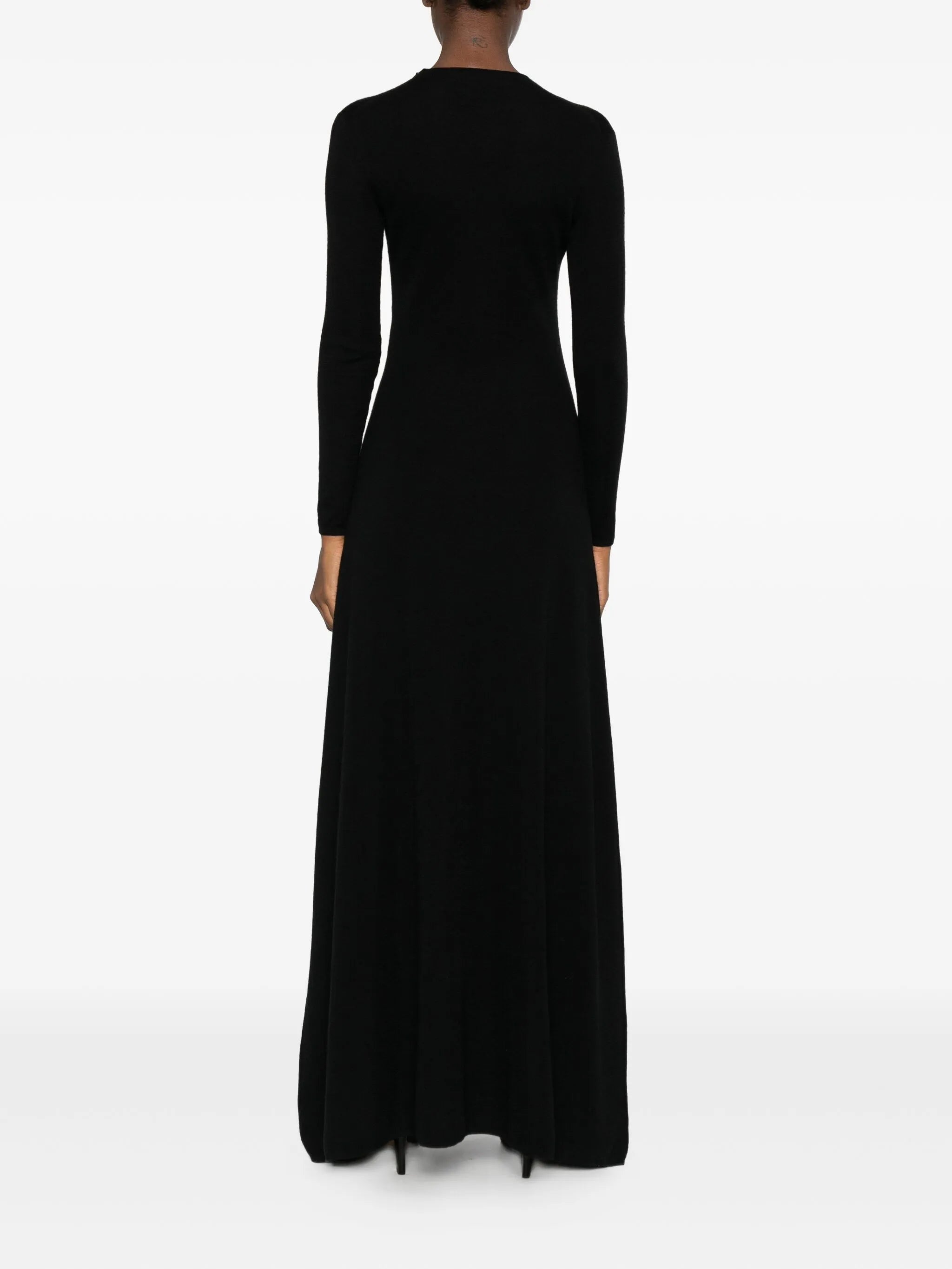 long-sleeve maxi dress