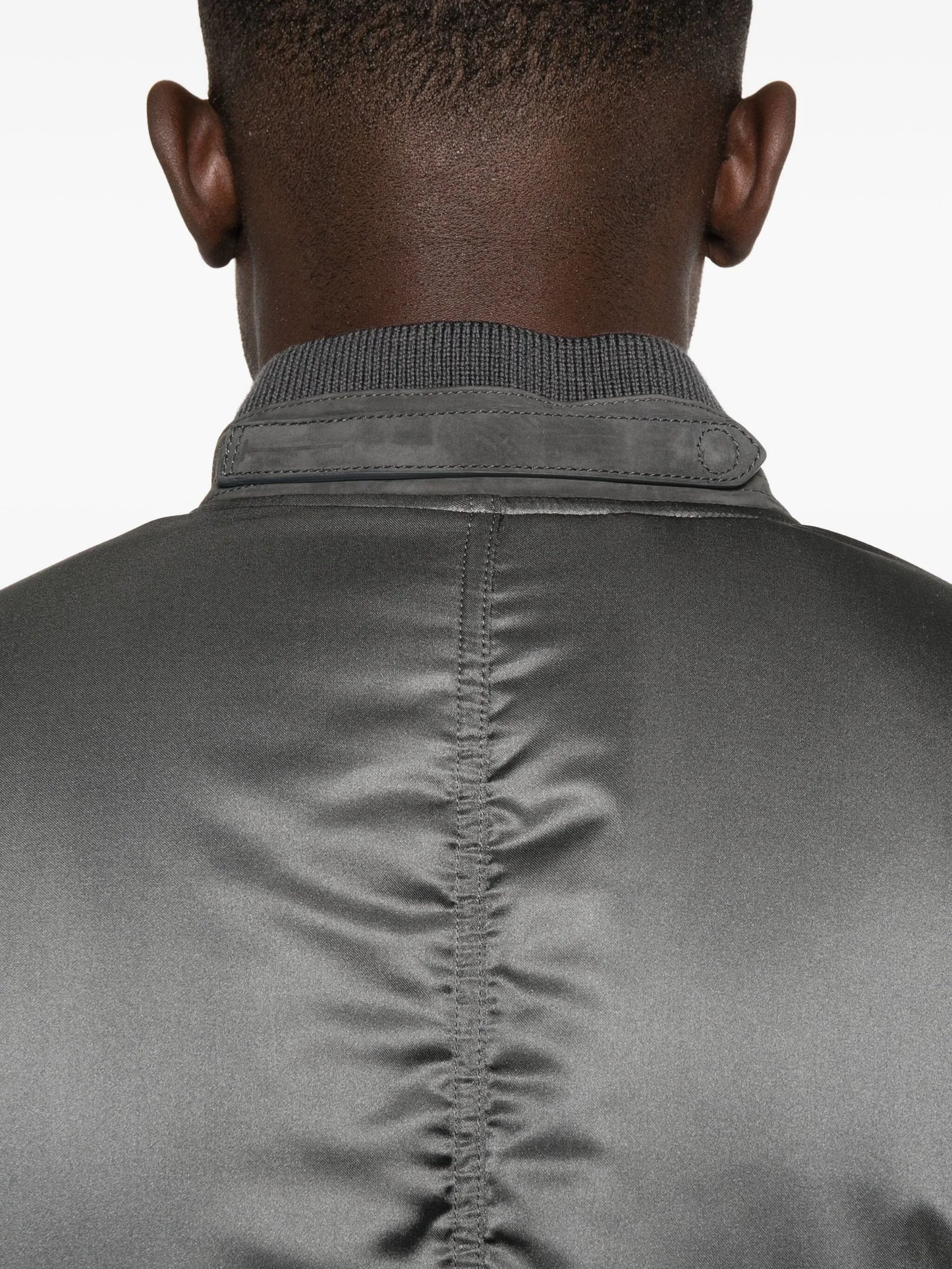 zip-up bomber jacket