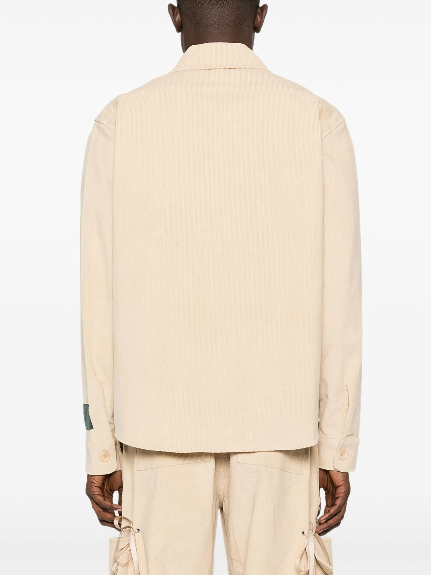 multi-pocket corduroy shirt jacket