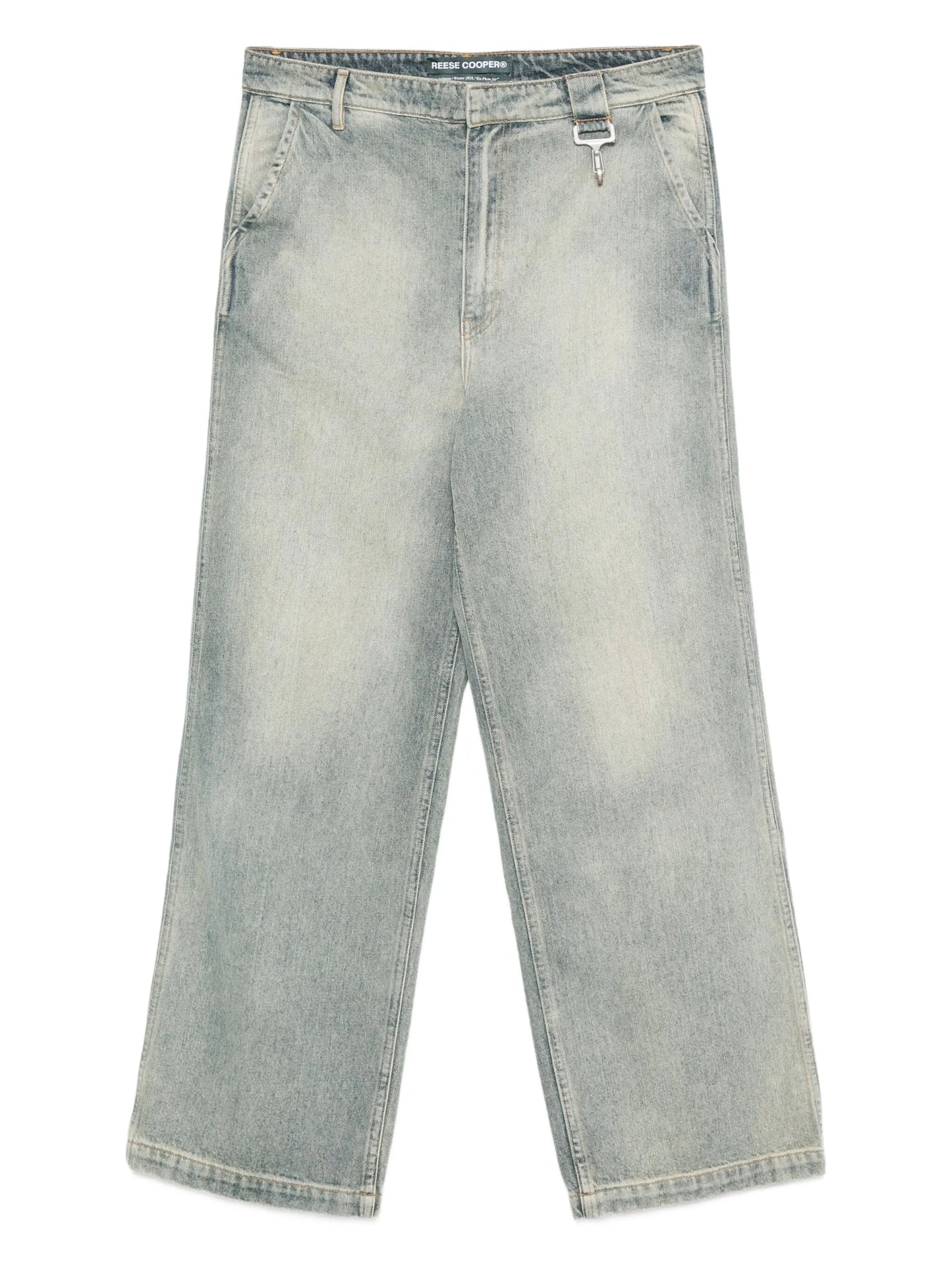 straight-leg jeans
