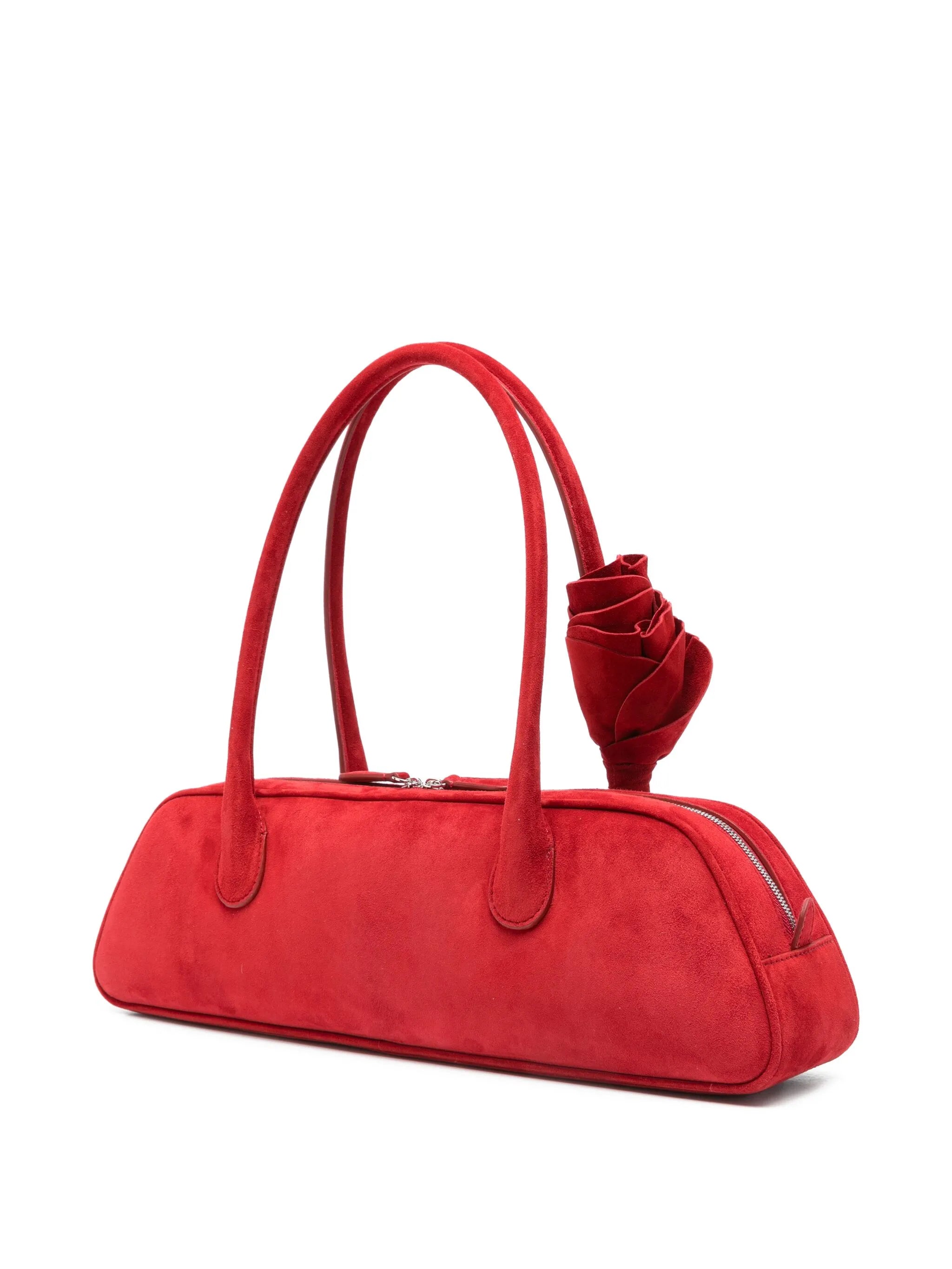 Brigitte Trapeze suede tote bag