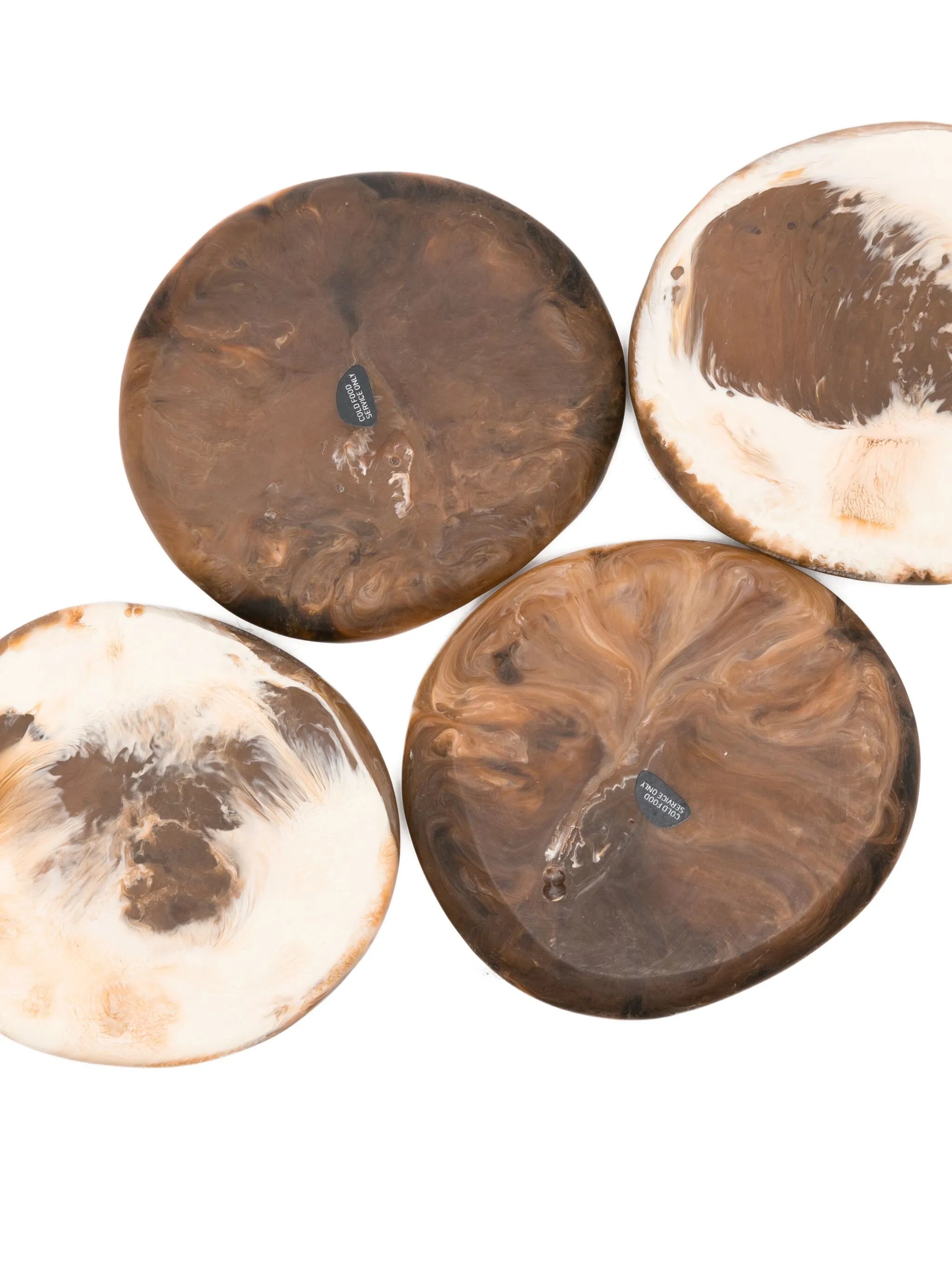 marble-effect coasters (set of 4)