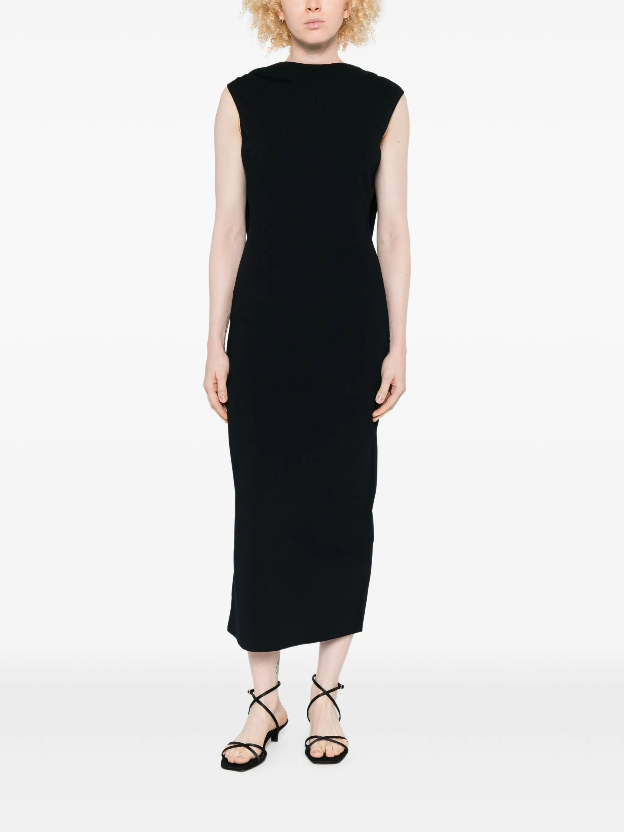 Deirdra sleeveless midi dress