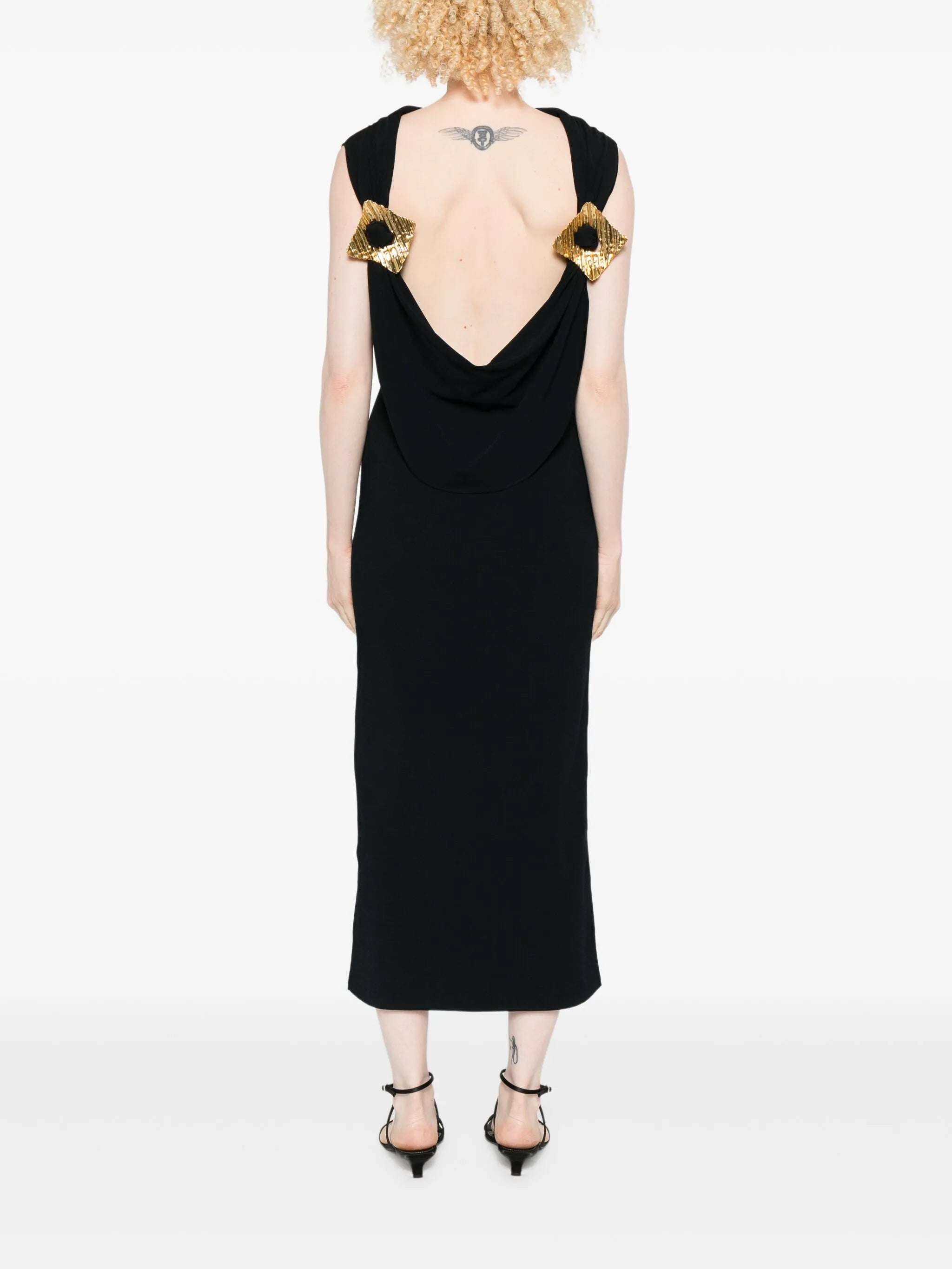 Deirdra sleeveless midi dress