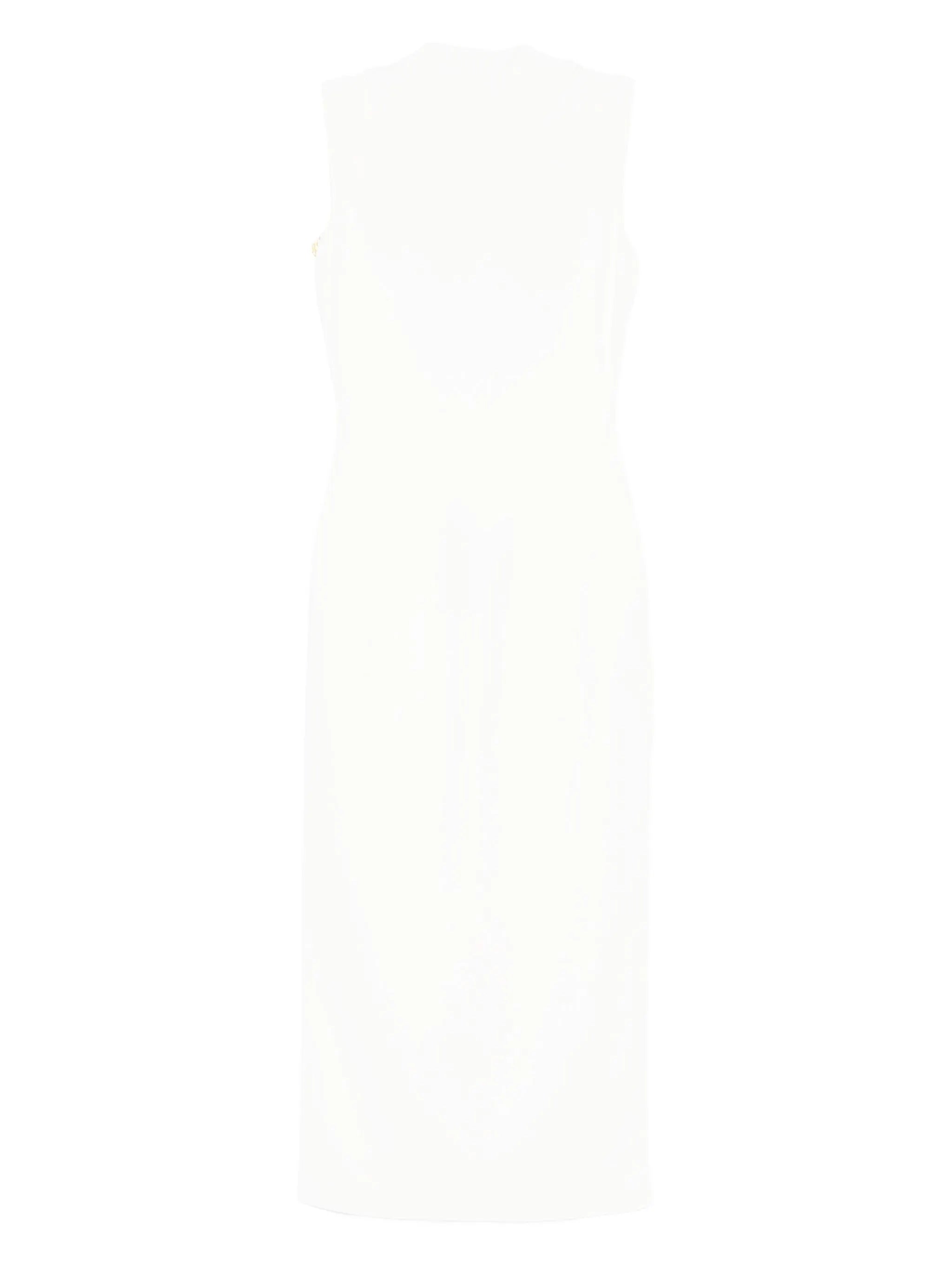 Deira sleeveless high-neck dress